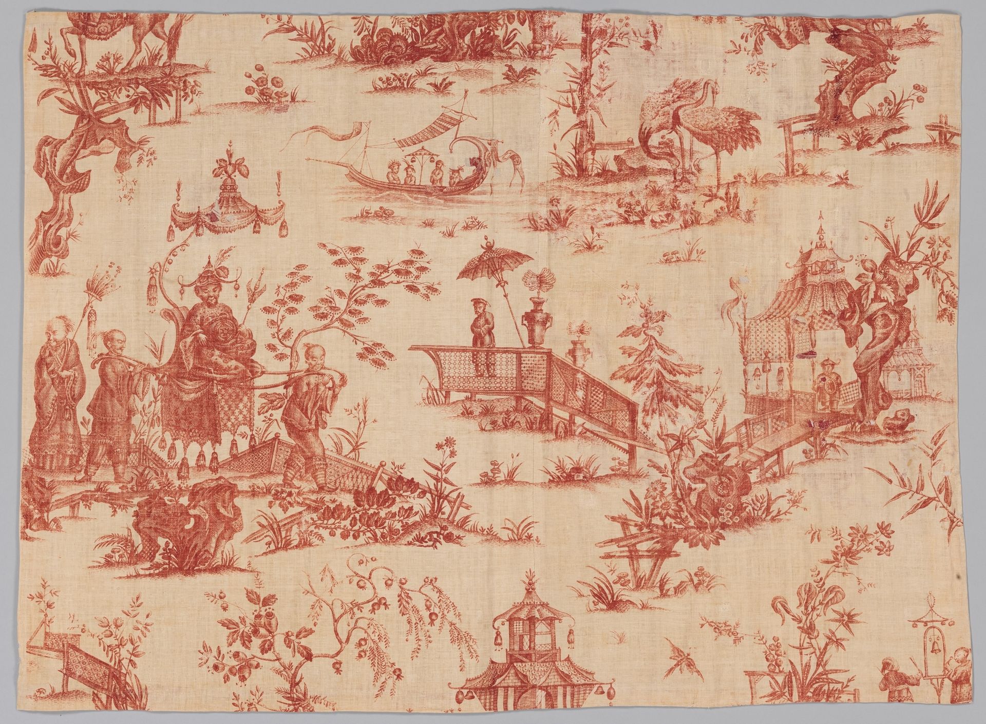 Pictorial print by Jean-Baptiste Huet I