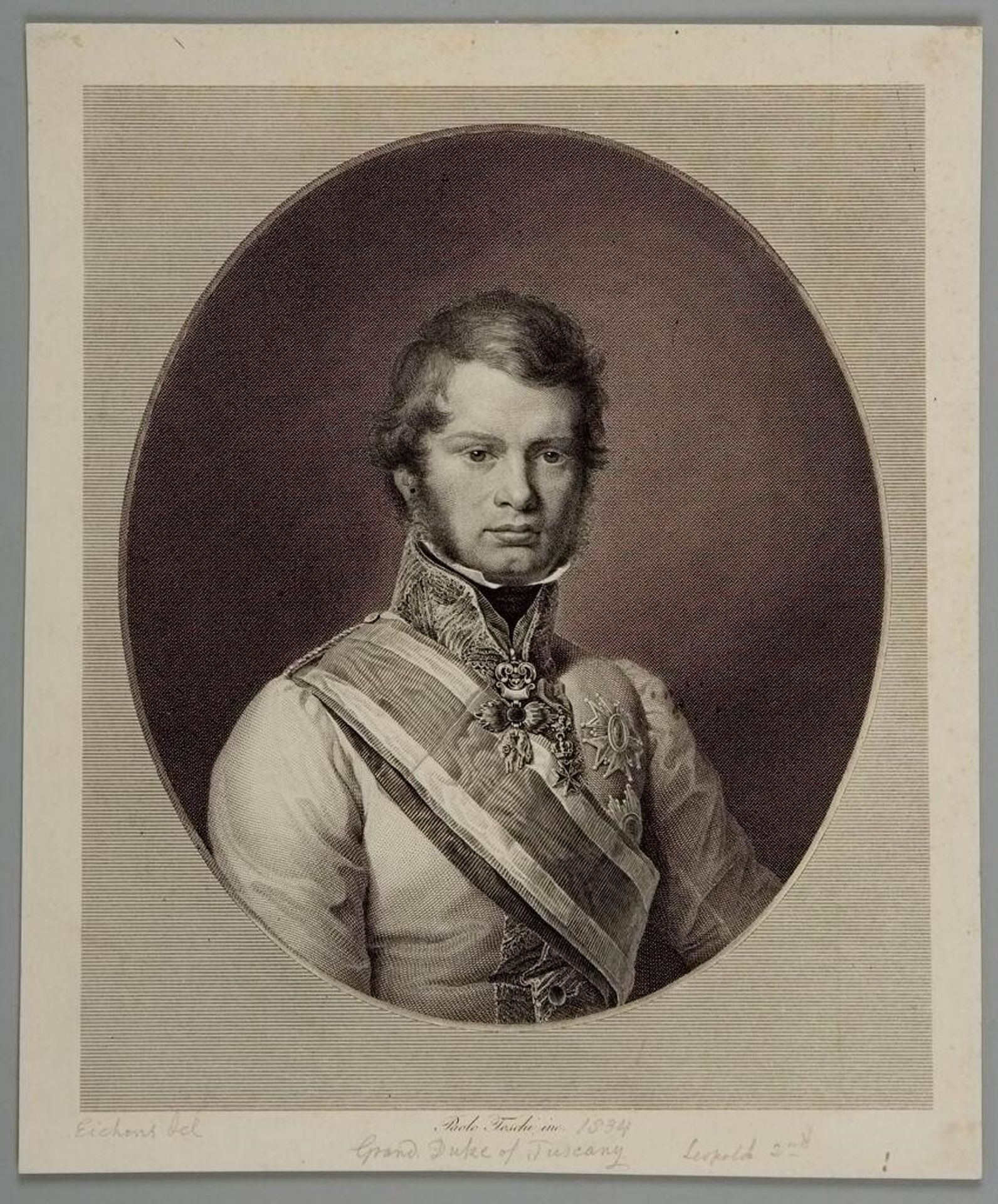 Leopold II, grand duke of Tuscany (?) by Paolo Toschi