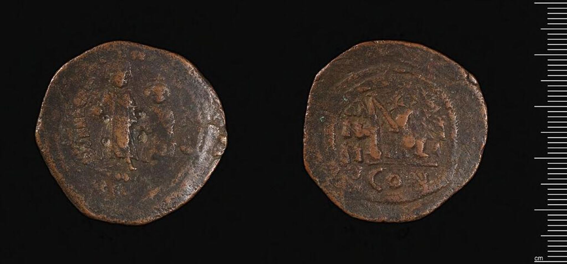 Coin of Herakleios by Abd-al-Malik (Umayyads)