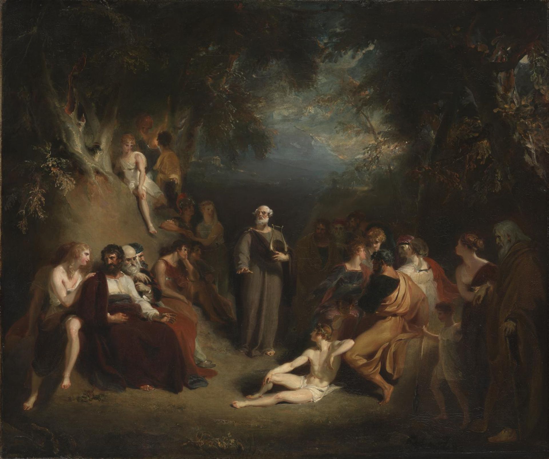 Homer Reciting his Poems by  Sir Thomas Lawrence