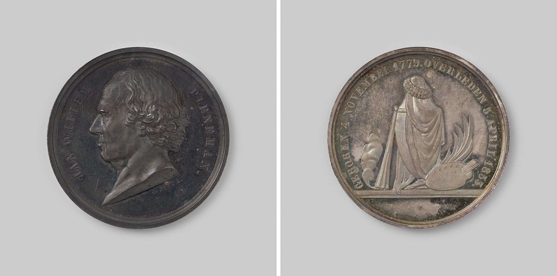 Overlijden van de schilder Jan Willem Pieneman by Johan Philip van der Kellen