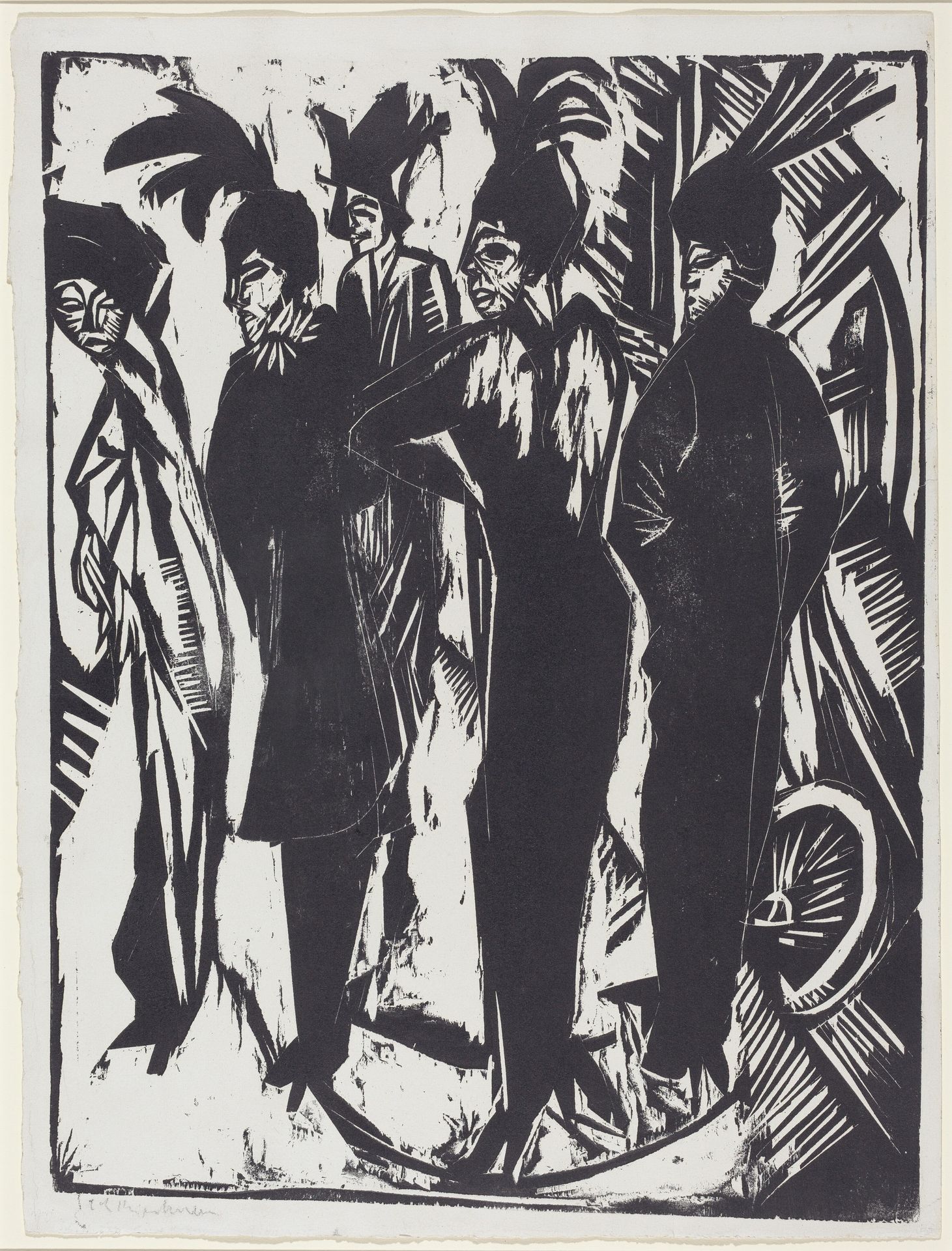 Five Women on the Street by Ernst Ludwig Kirchner