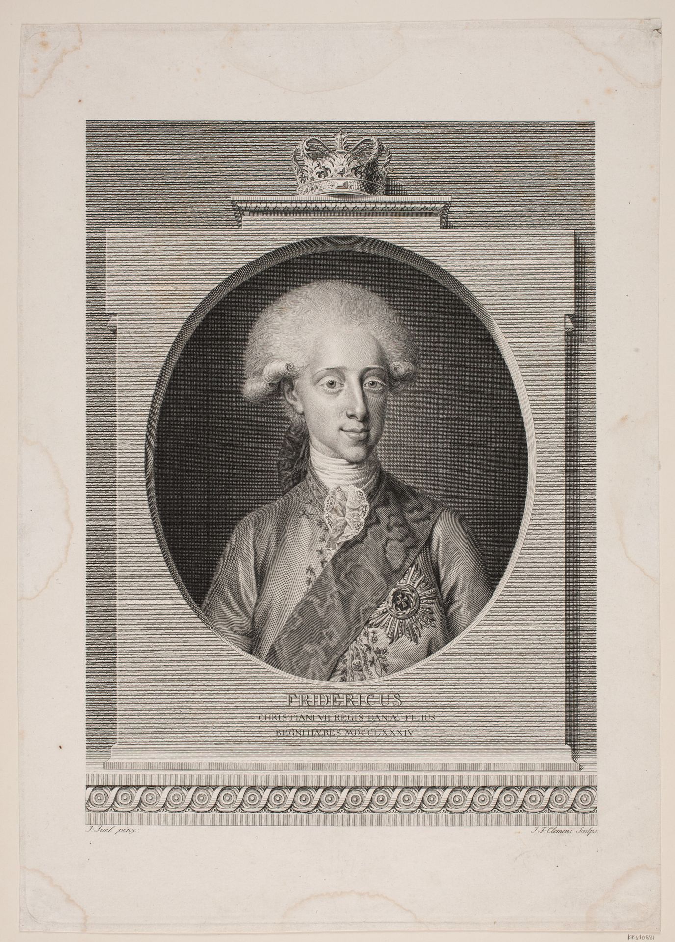 Kronprins Frederik VI by J.F. Clemens