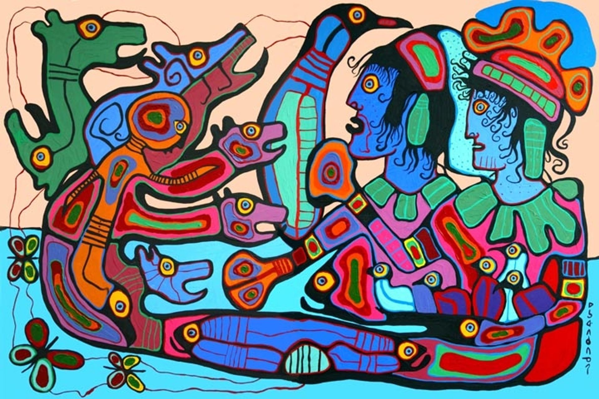We Conjure Our Own Spirit by Norval Morrisseau