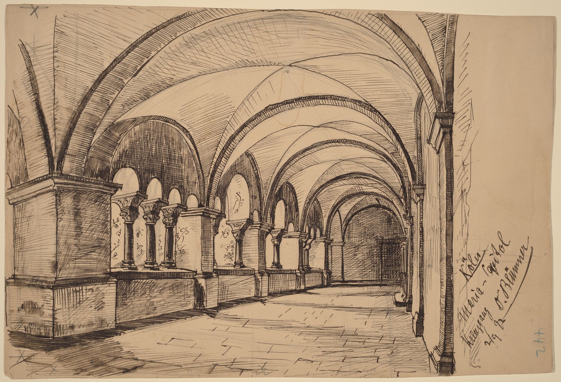 Koln, Maria-Capitol by Oscar F. Bluemner