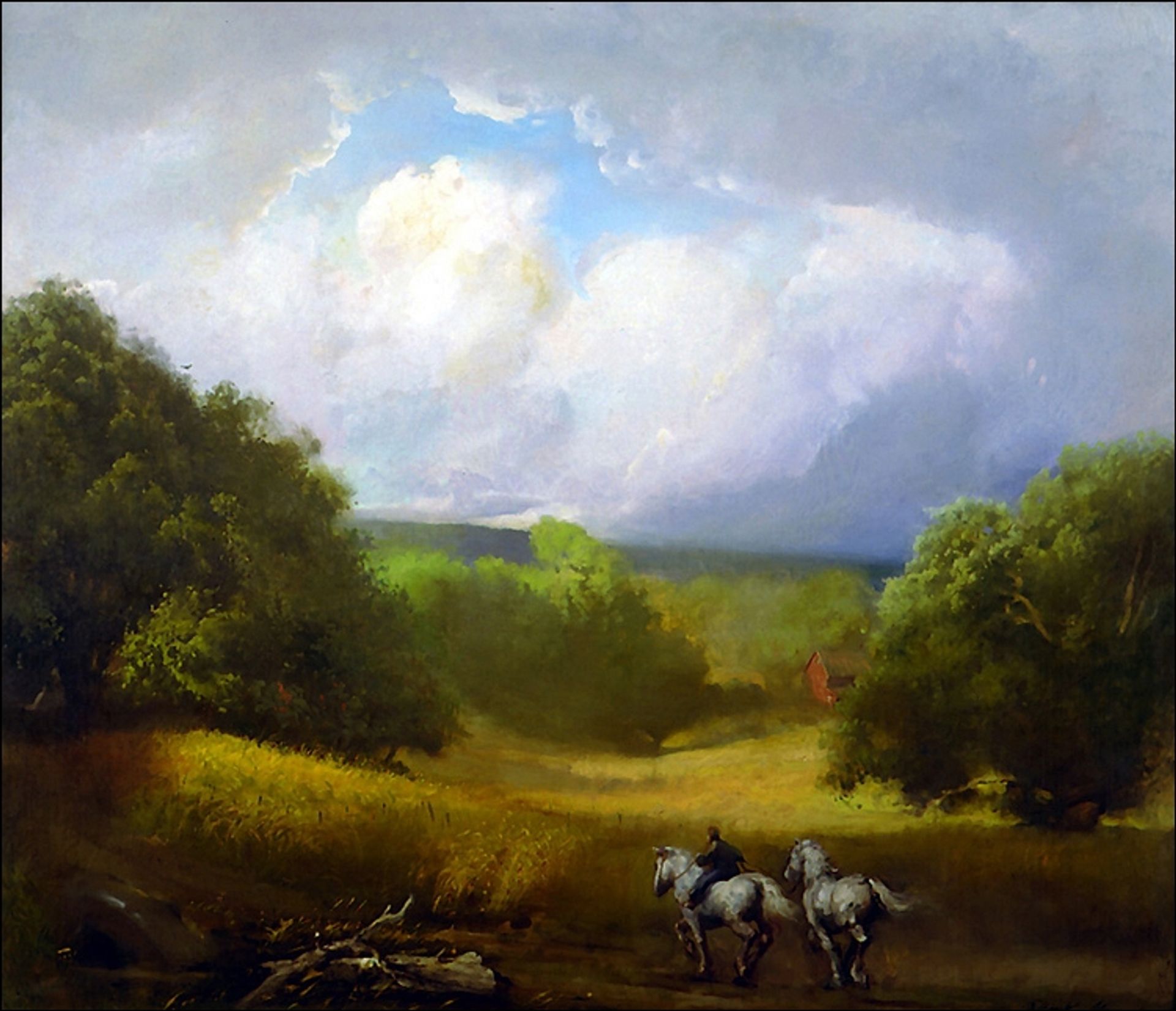 The Approaching Storm (Going Home) by Frank Mason