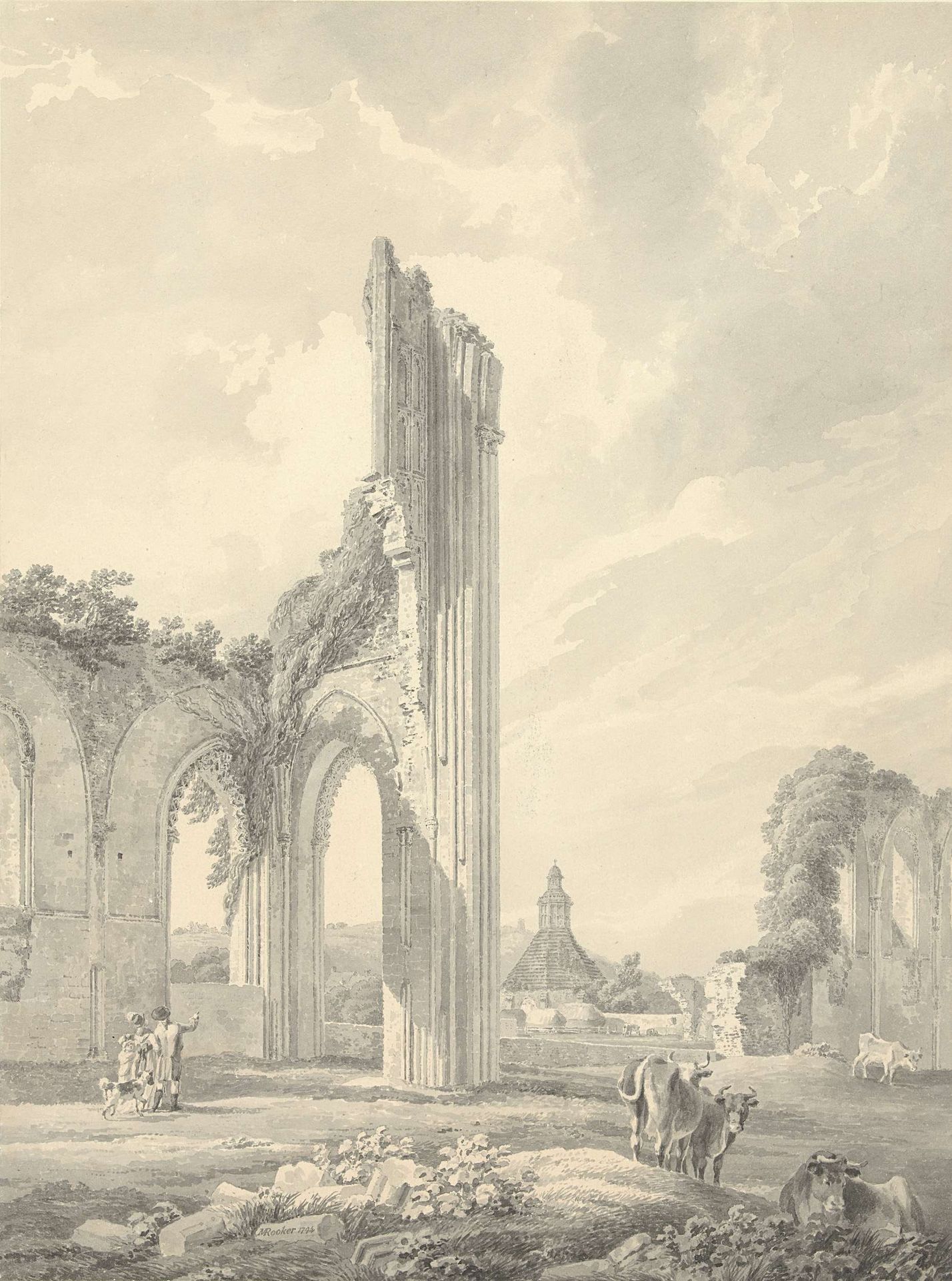 Ruins of Glastonbury Abbey by Michael "Angelo" Rooker