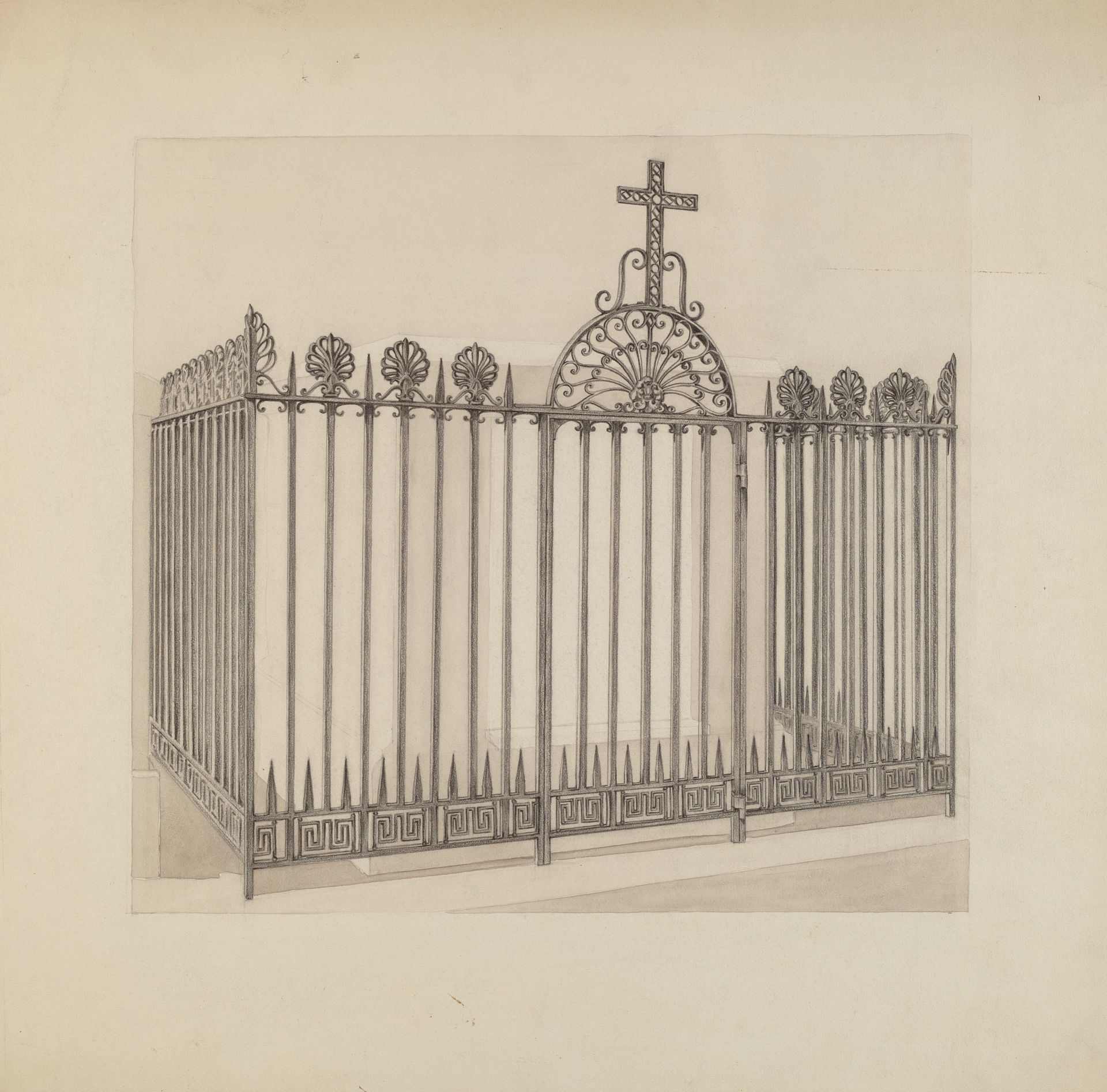 Iron Gate and Fence by Arelia Arbo