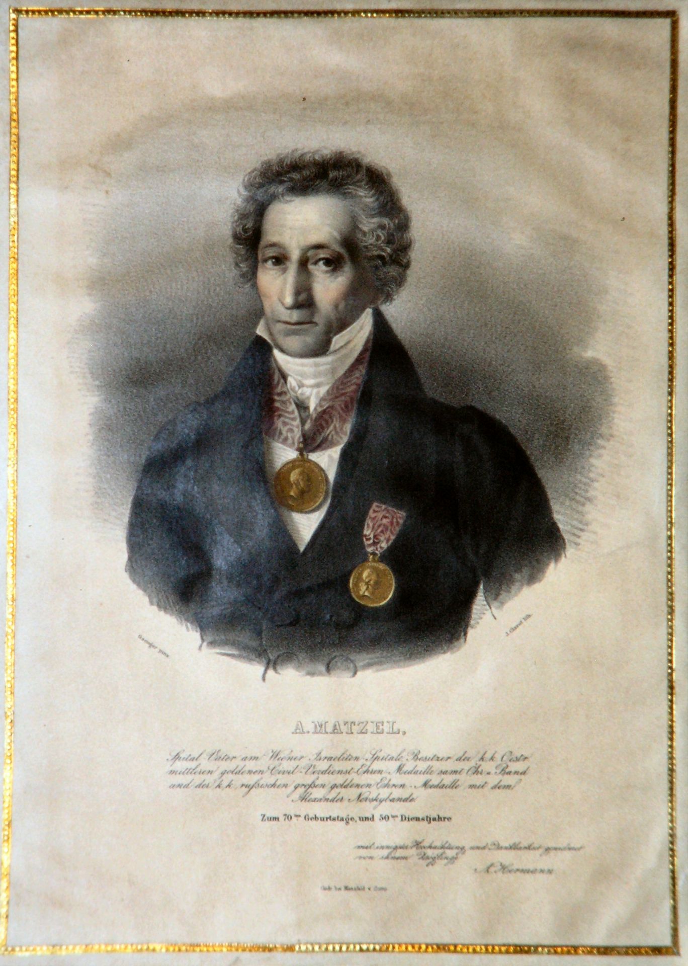 Ascher Metzel by Johann Baptist Clarot