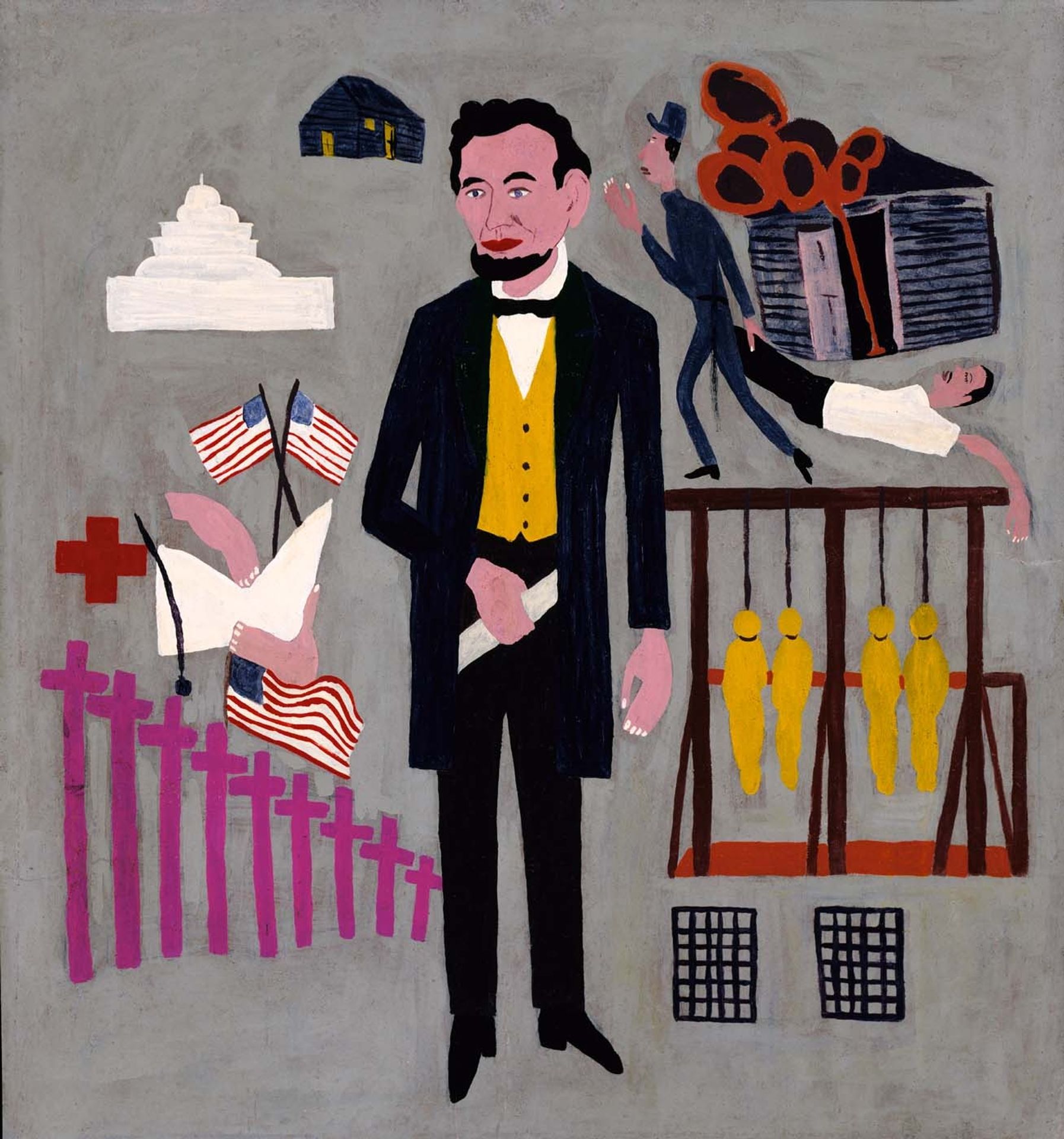 Abraham Lincoln by William H. Johnson
