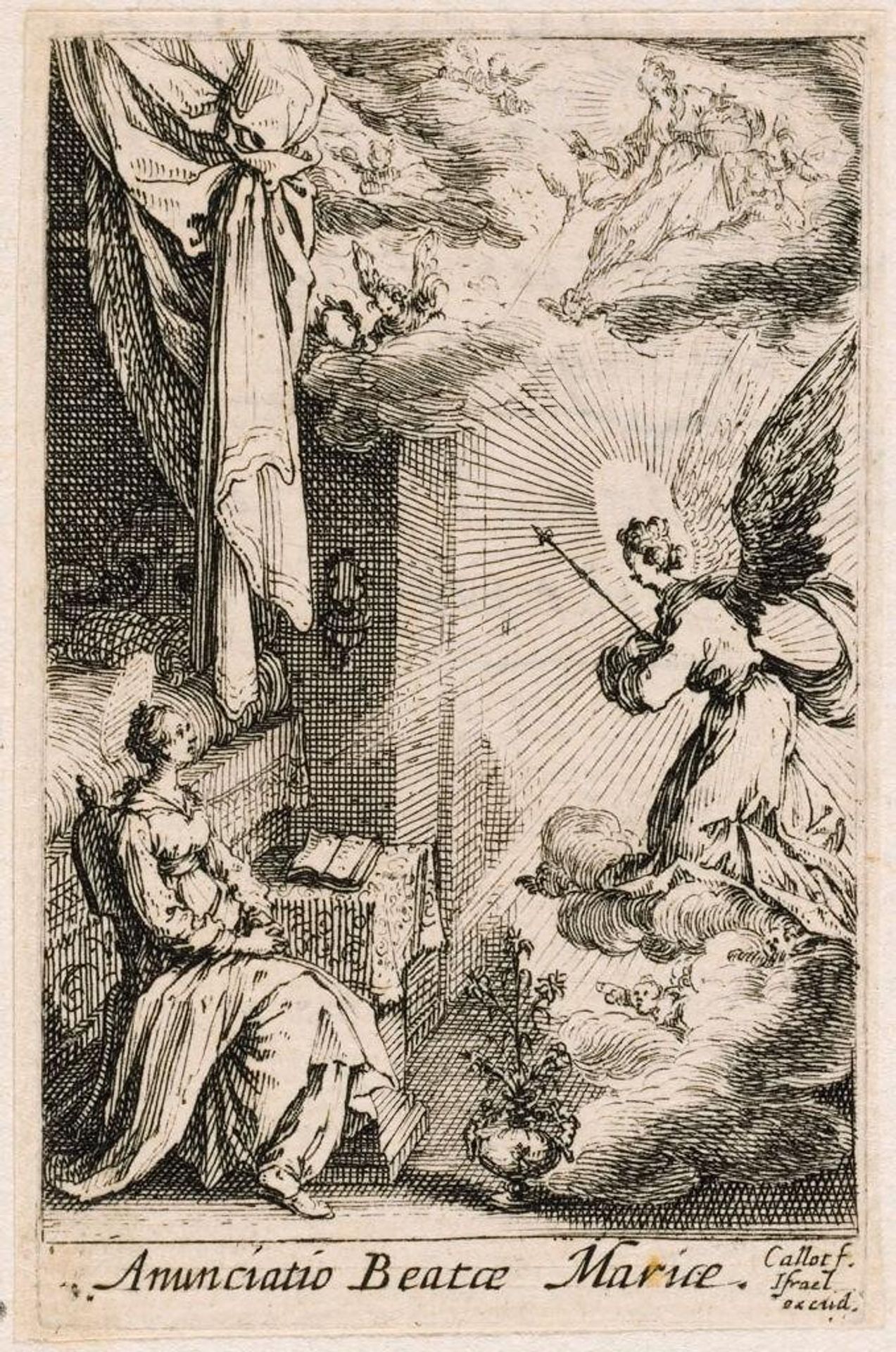 Annunciation by Jacques Callot