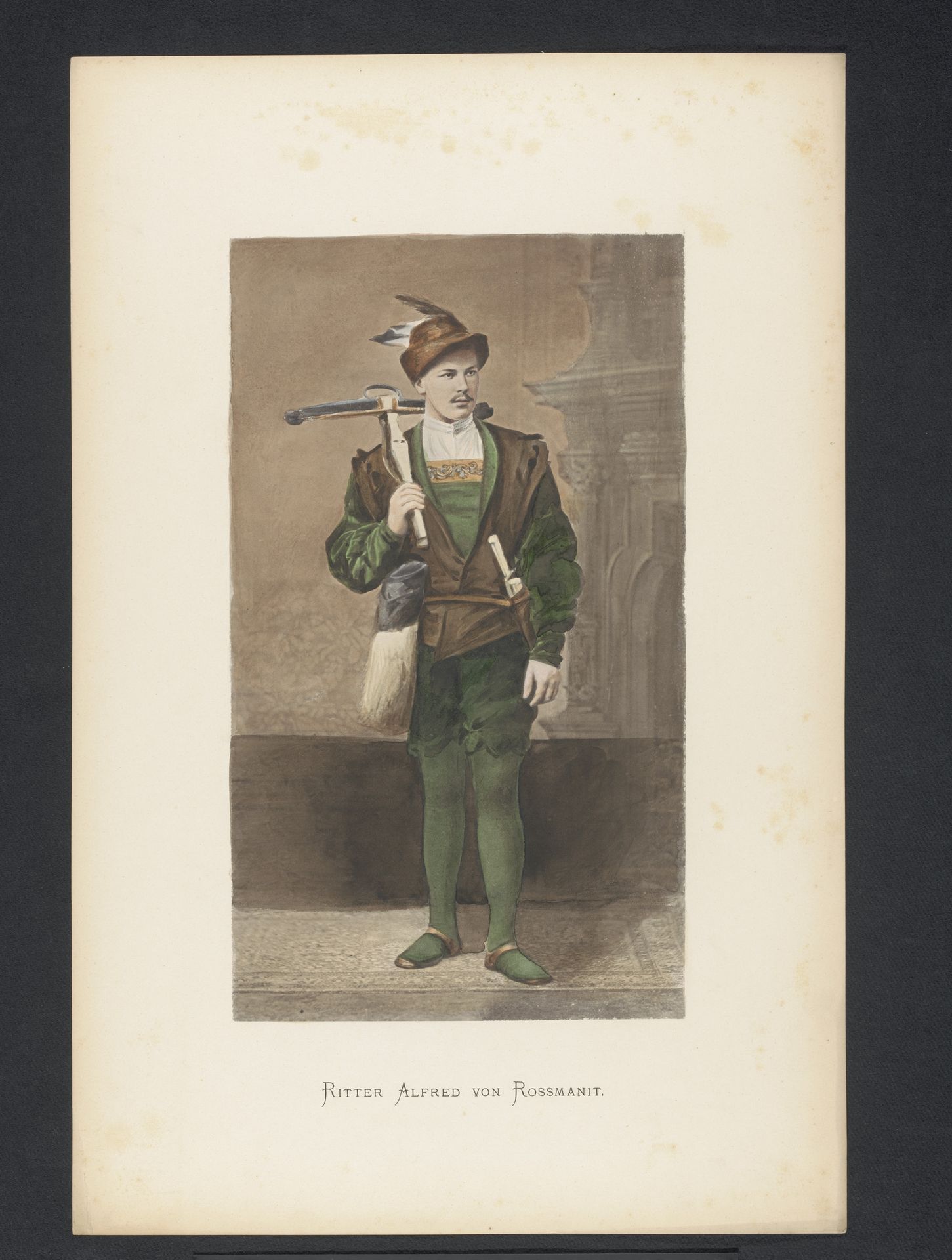 Portret van Alfred von Rossmanit by Anonymous