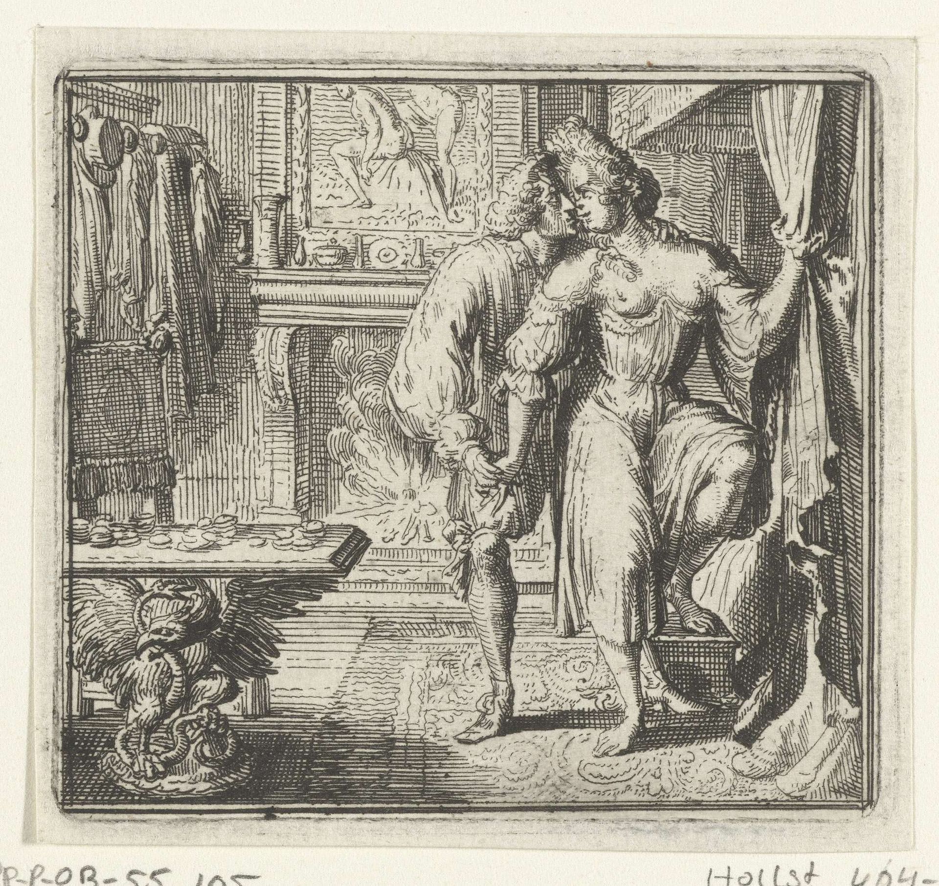 Illustratie voor de Decamerone van Boccaccio by Romeyn de Hooghe