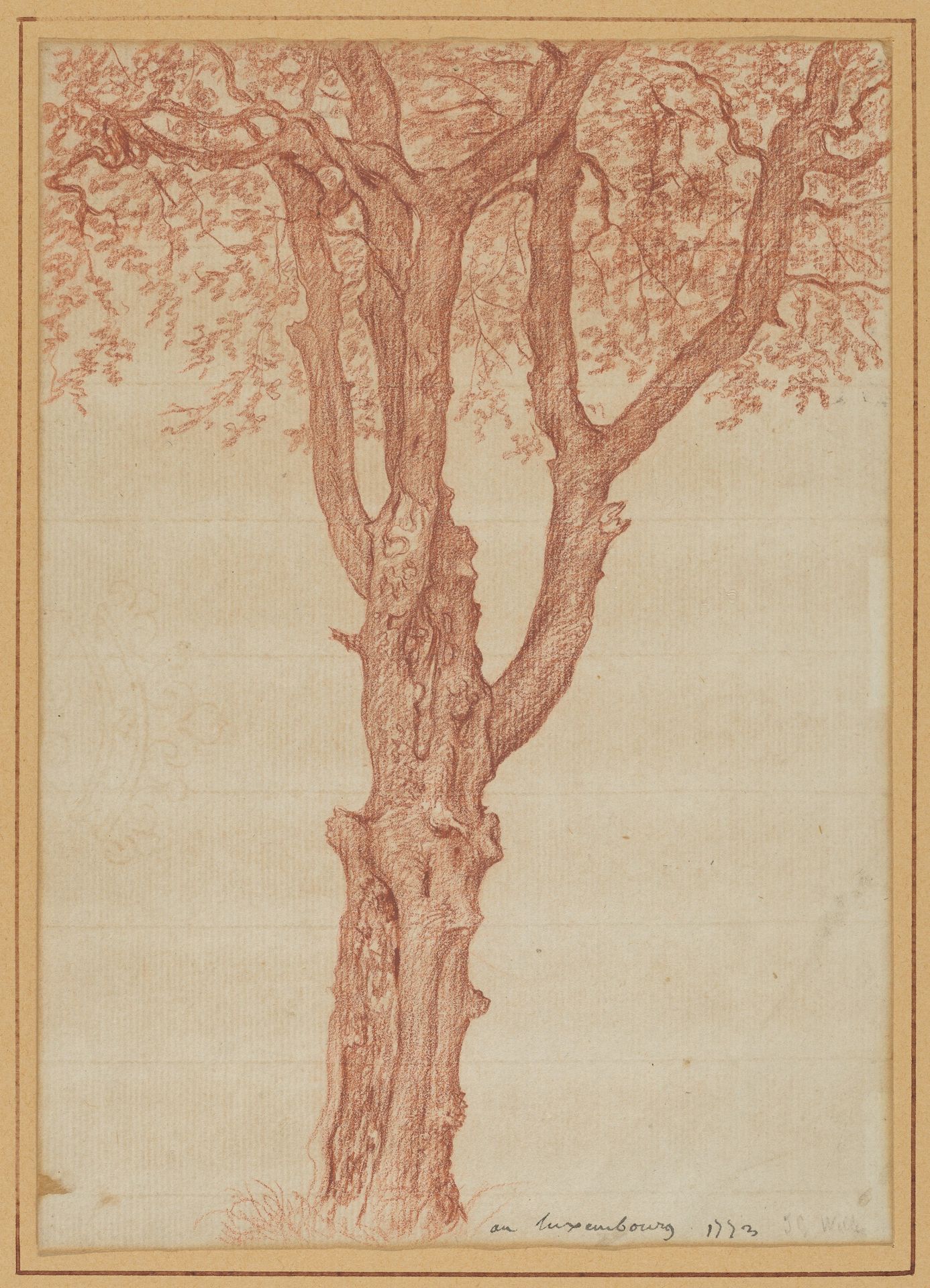 Study of a Tree in the Luxembourg Gardens by Pierre-Henri de Valenciennes