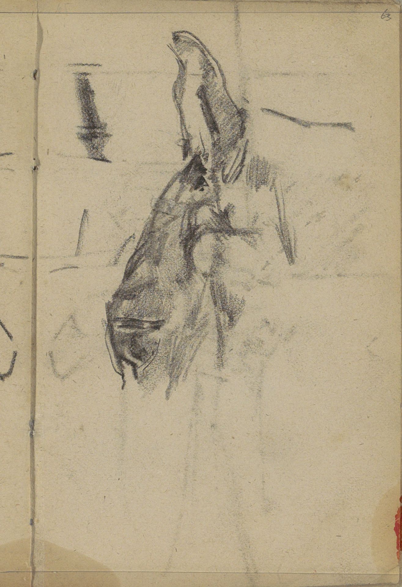 Hoofd van een paard of ezel by George Hendrik Breitner
