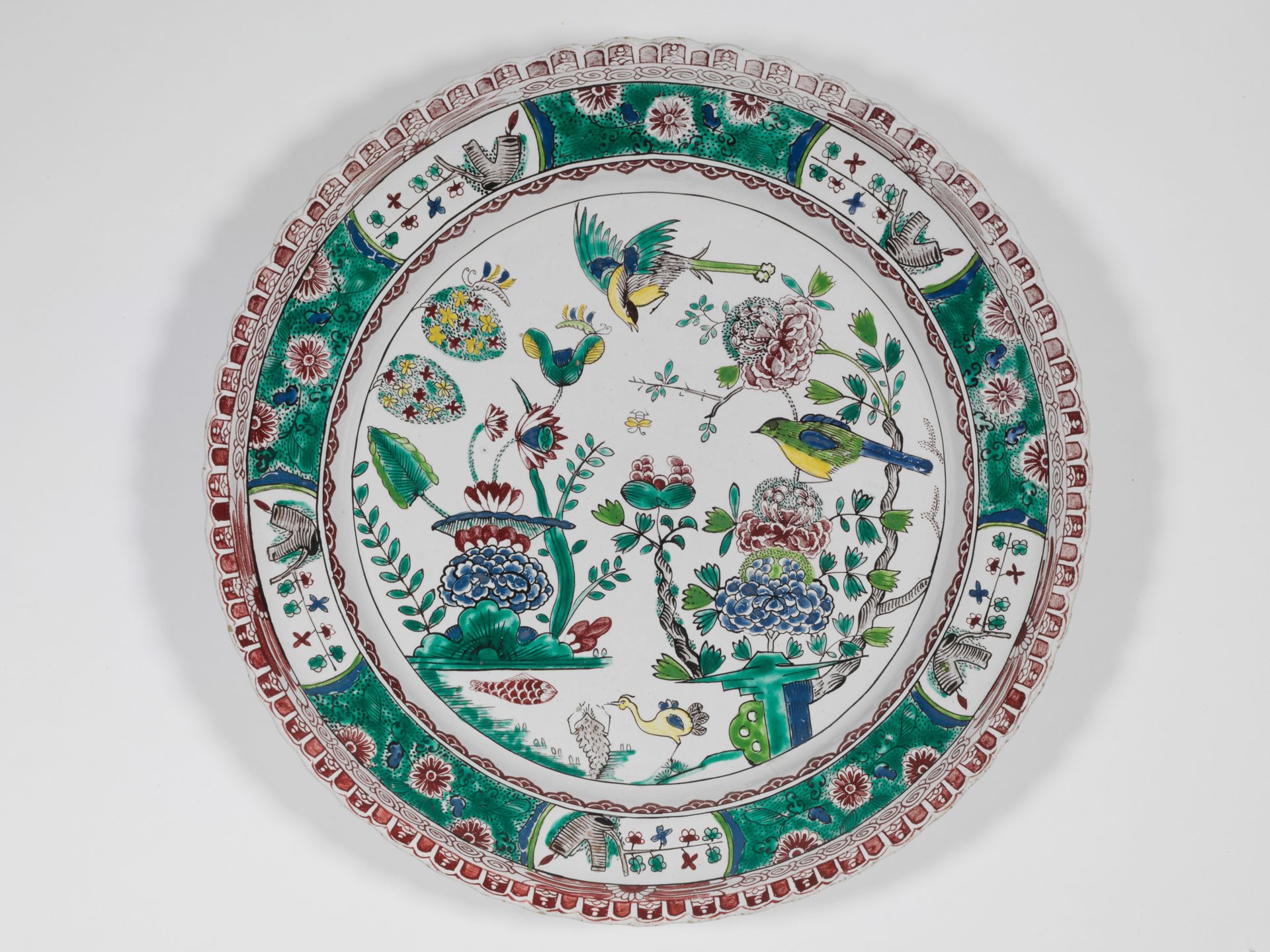 Plate by Ansbach Pottery and Porcelain Manufactory