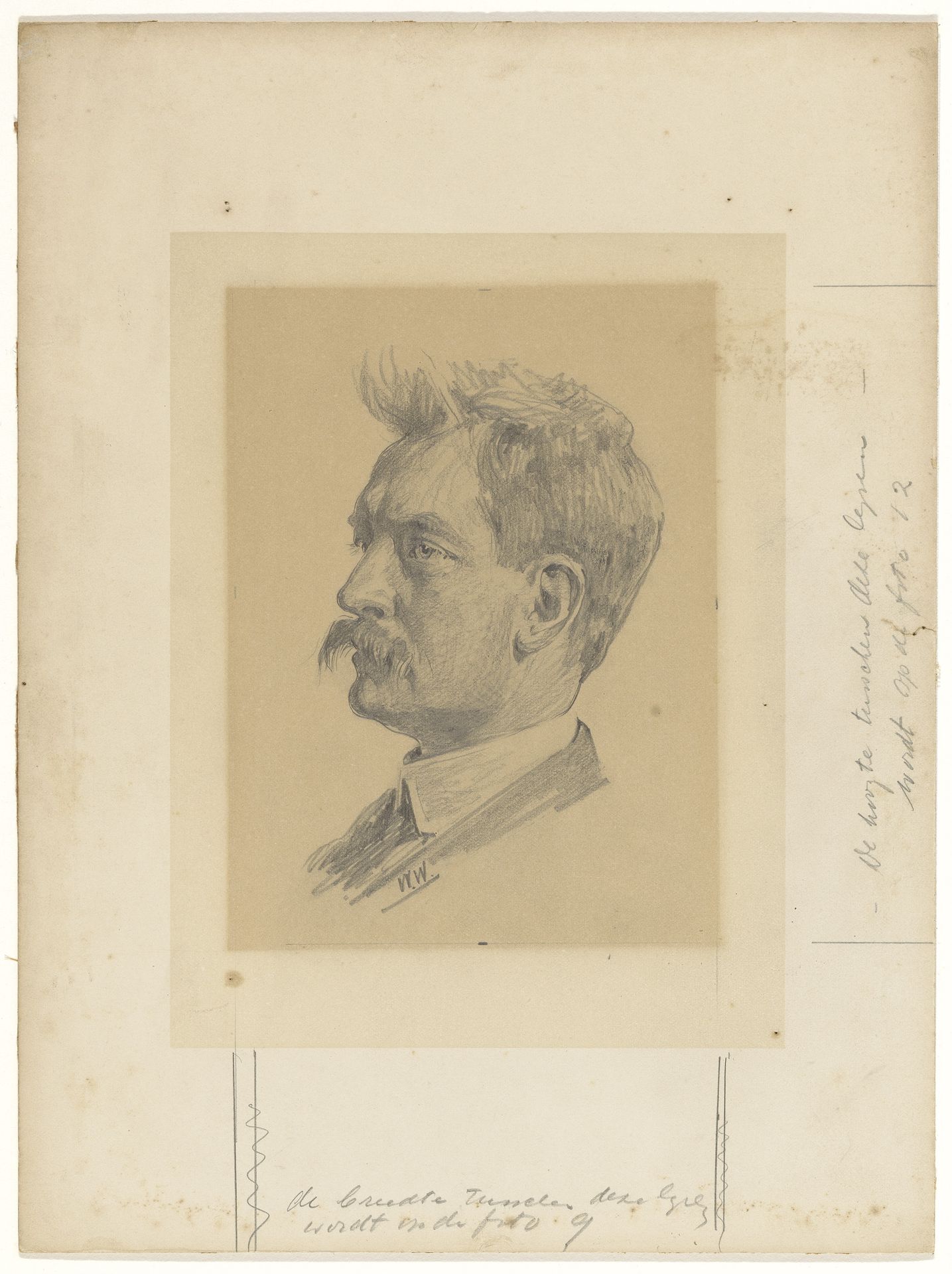 Portret van Jan Hofker by Willem Witsen