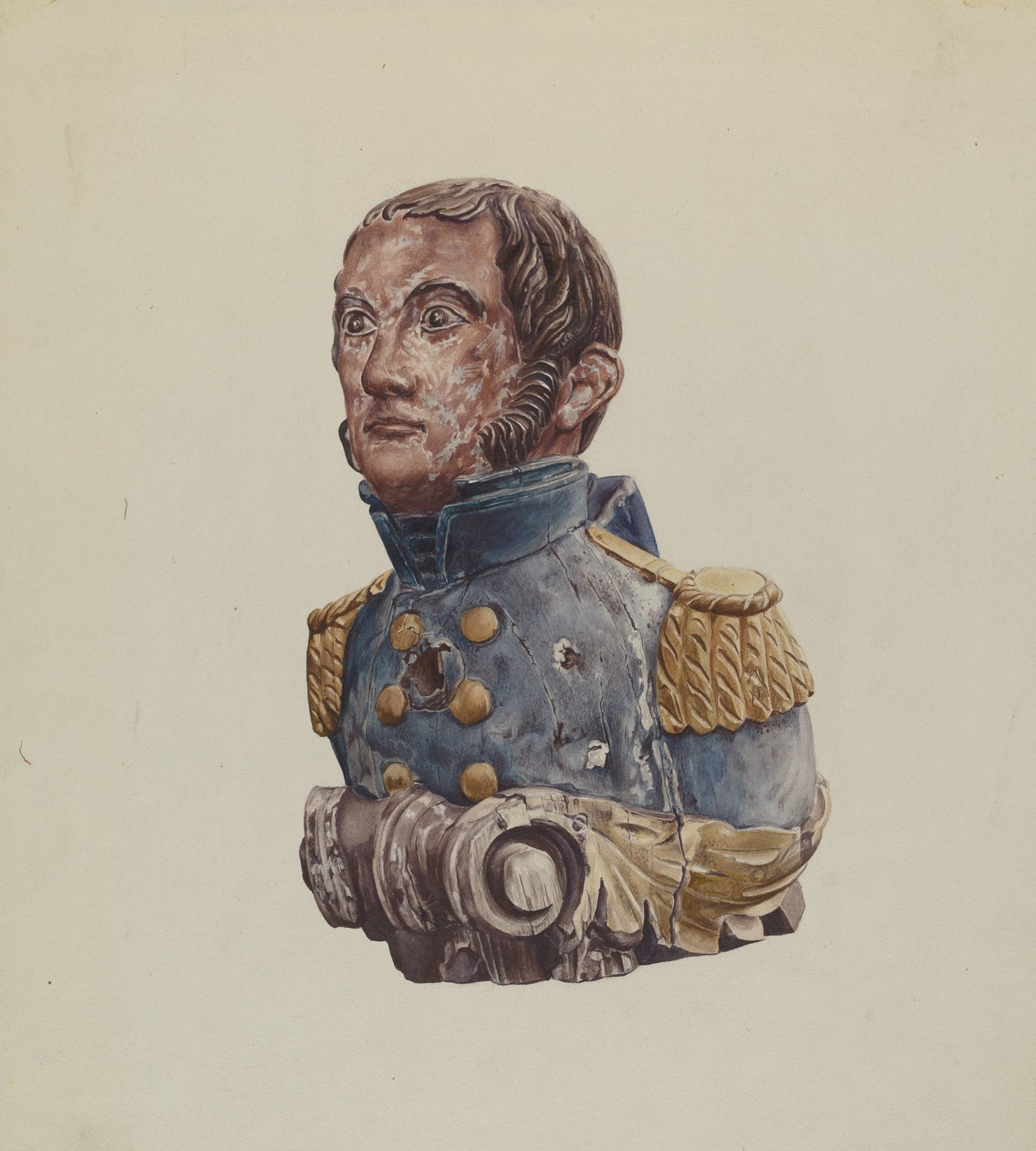 Figurehead: Naval Officer by Rosamond P. Gray