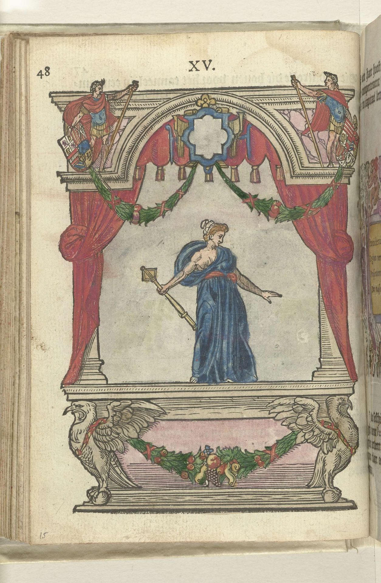 Toneel met personificatie van de Voorzienigheid (Providentia), 1578 by Antoni van Leest