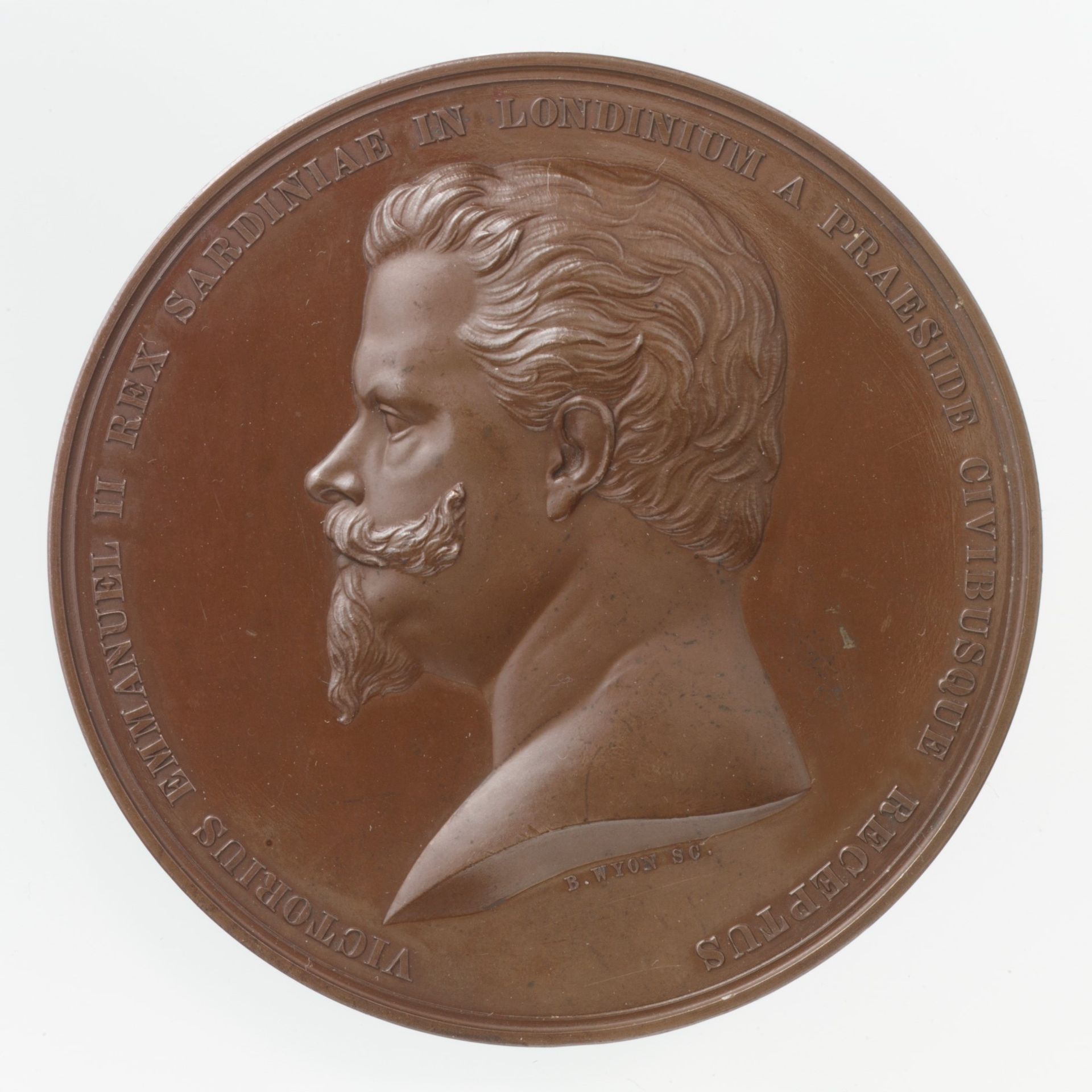 Victor Emanuel's Visit to the Corporation of London by Benjamin Wyon