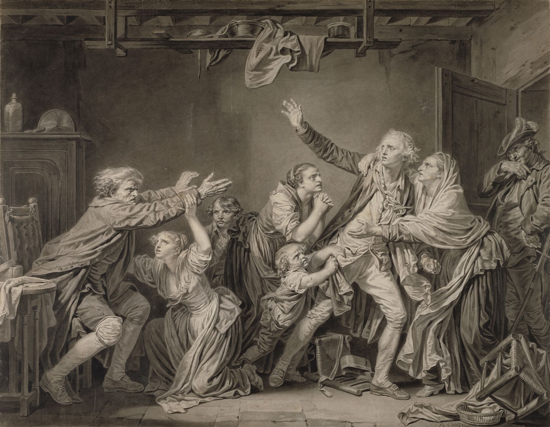 The Father’s Curse; The Ungrateful Son by Jean-Baptiste Greuze