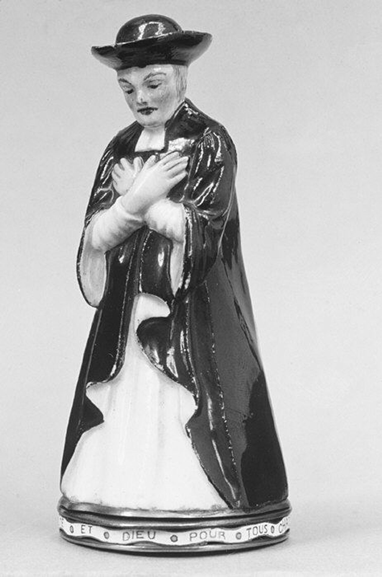 Scent bottle in the form of a monk by Meissen Manufactory