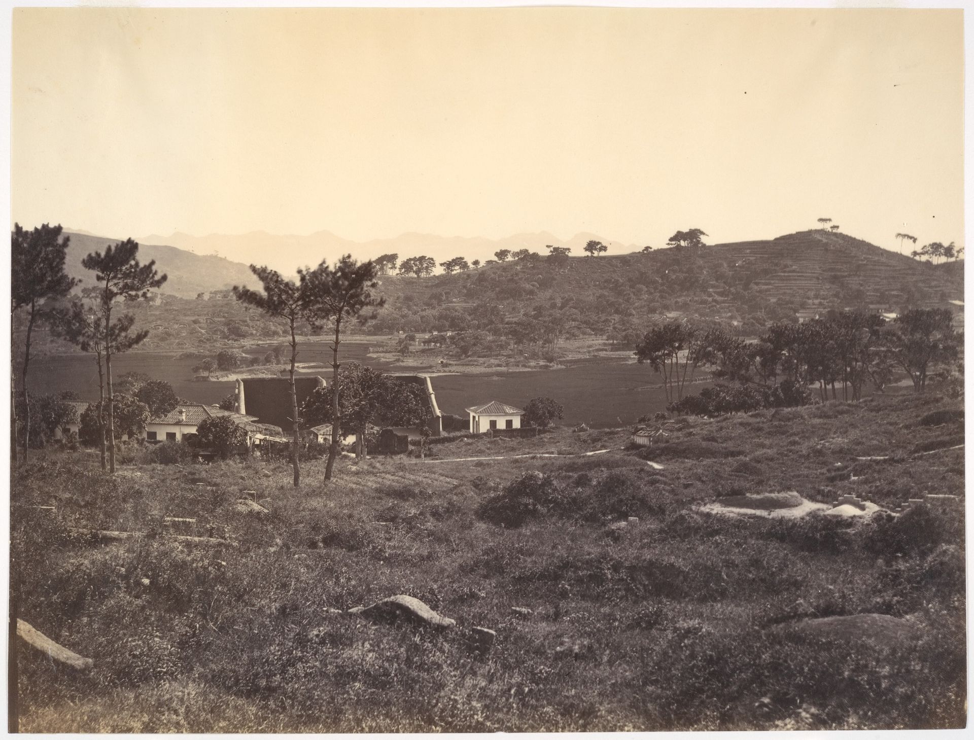 Bowling Alley and Raquet Court at Foochow by John Thomson