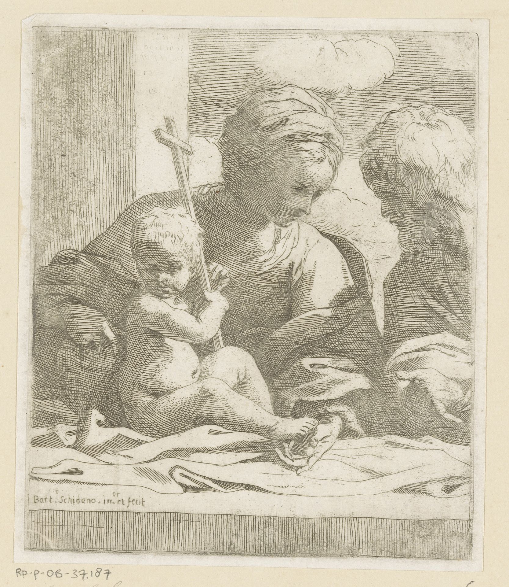 Heilige Familie by Bartolomeo Schedoni