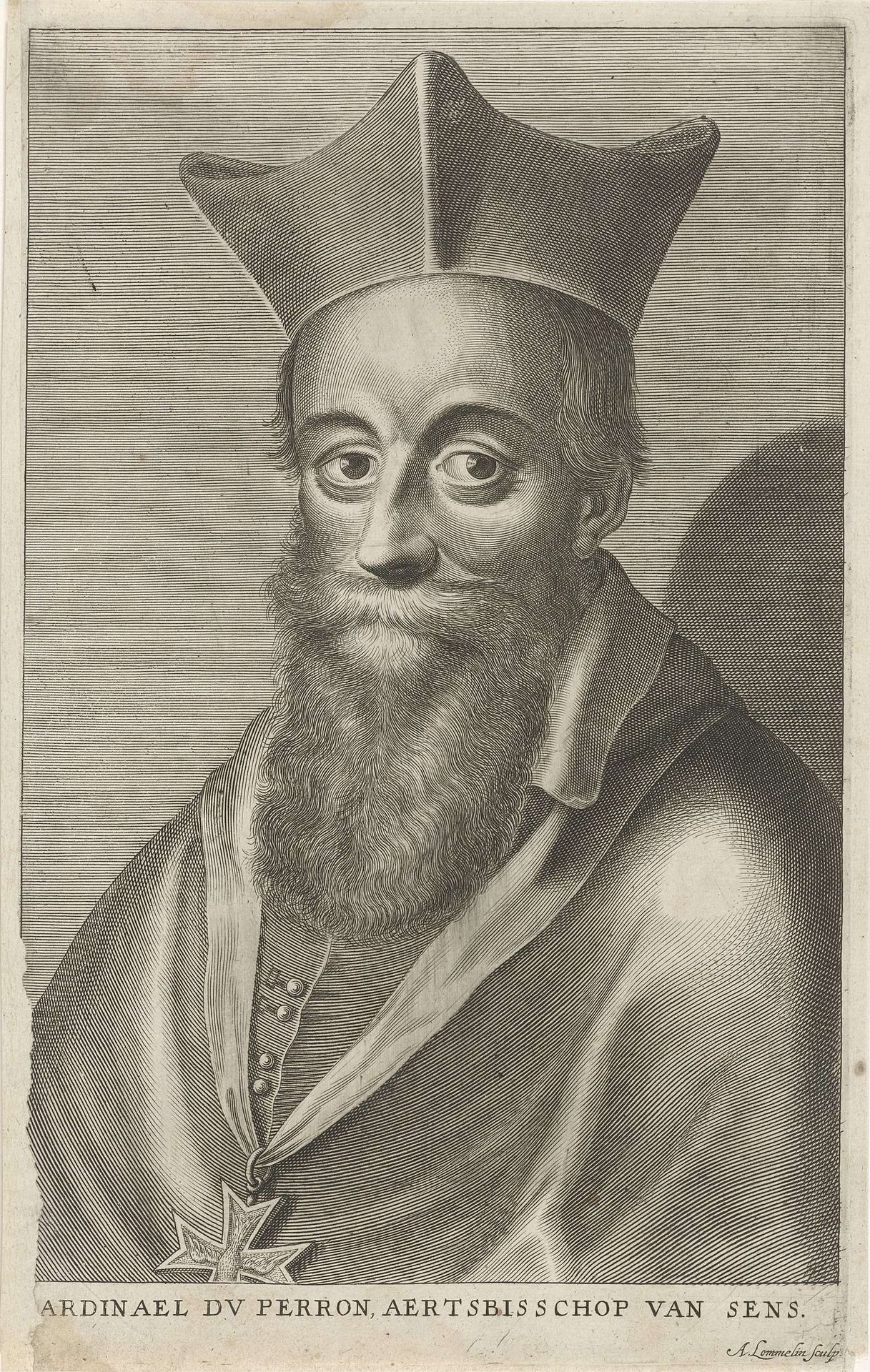 Portret van Adriaen du Perron by Adriaen Lommelin