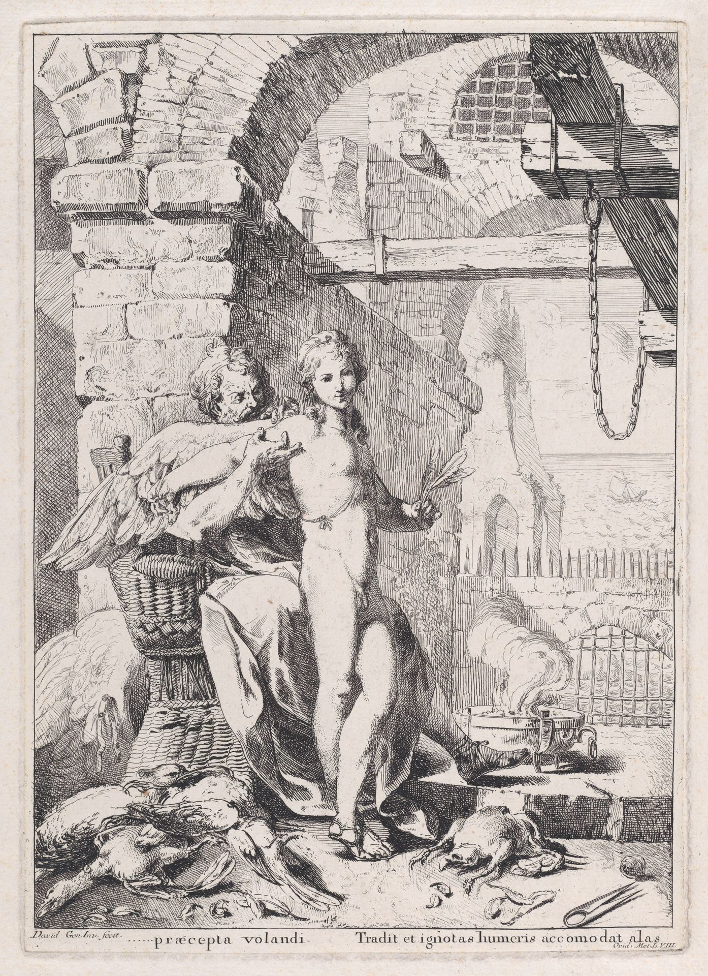 Icarus and Daedalus by Giovanni David