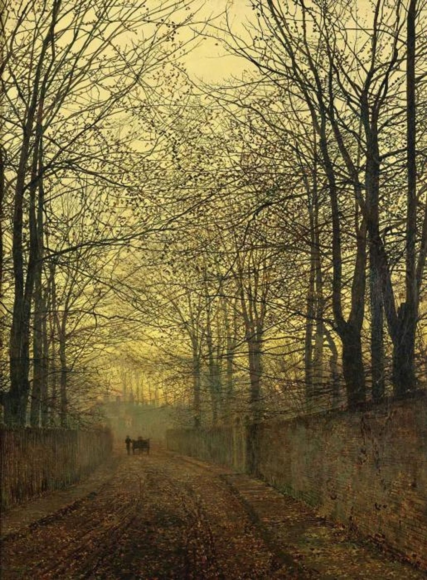 October Gold by John Atkinson Grimshaw