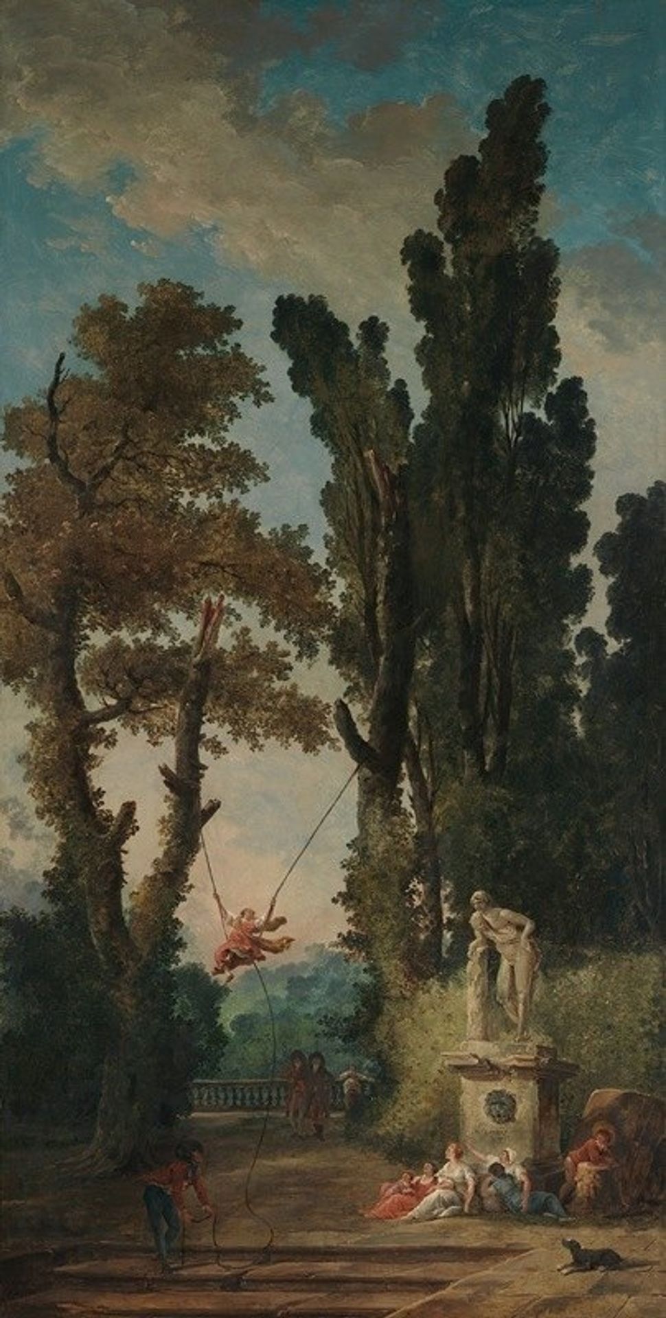 The Swing by Hubert Robert