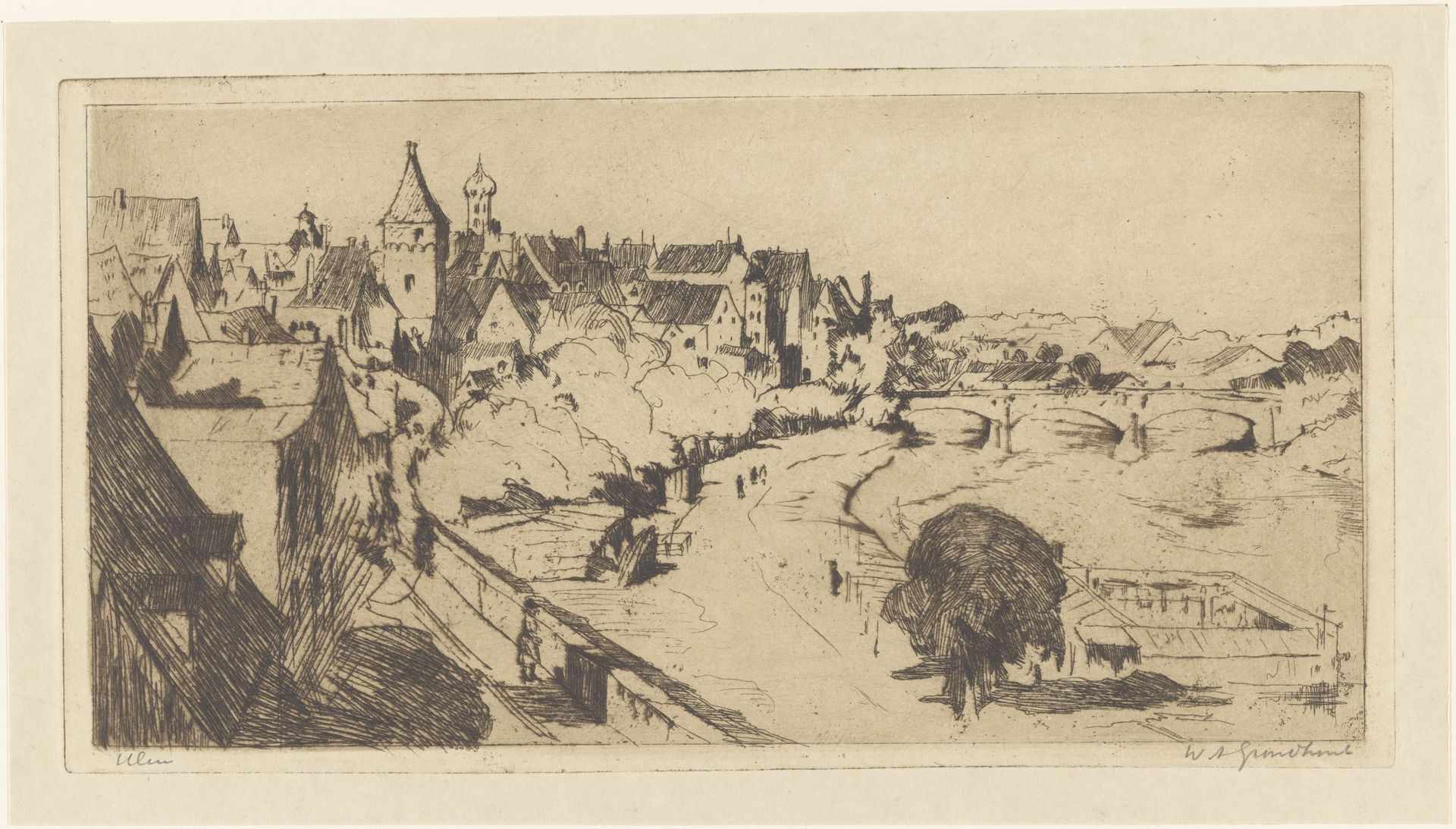 Ulm by Willem Adrianus Grondhout