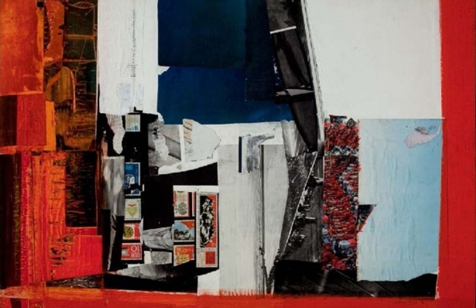 Figura Sobre Fondo Azul by Fernando García Ponce