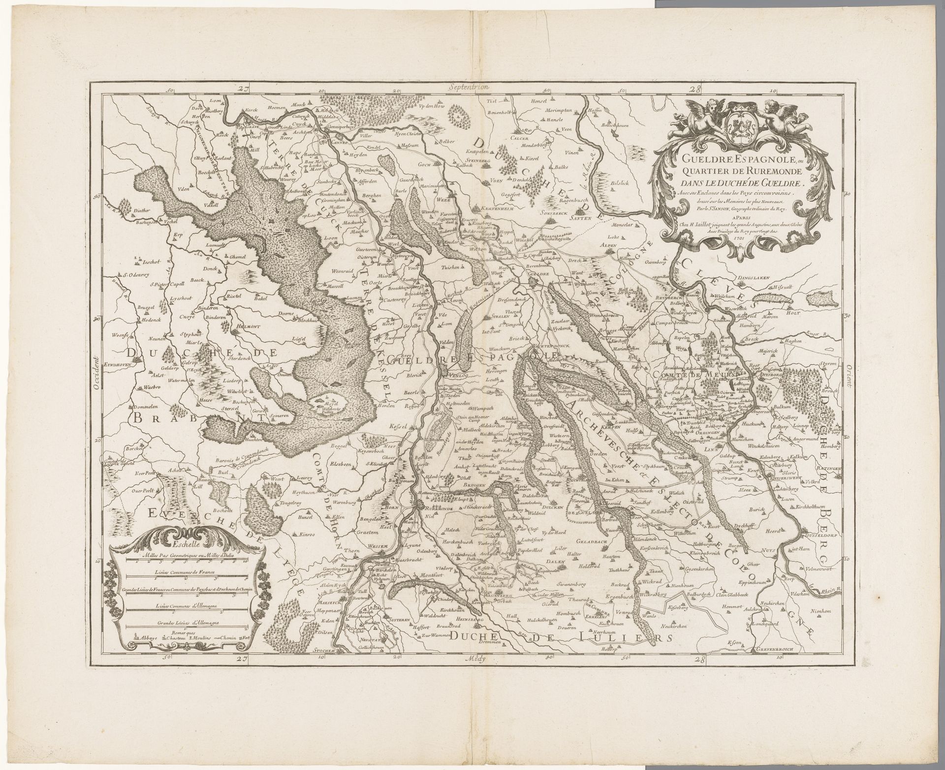 Kaart van Gelderland by Anonymous