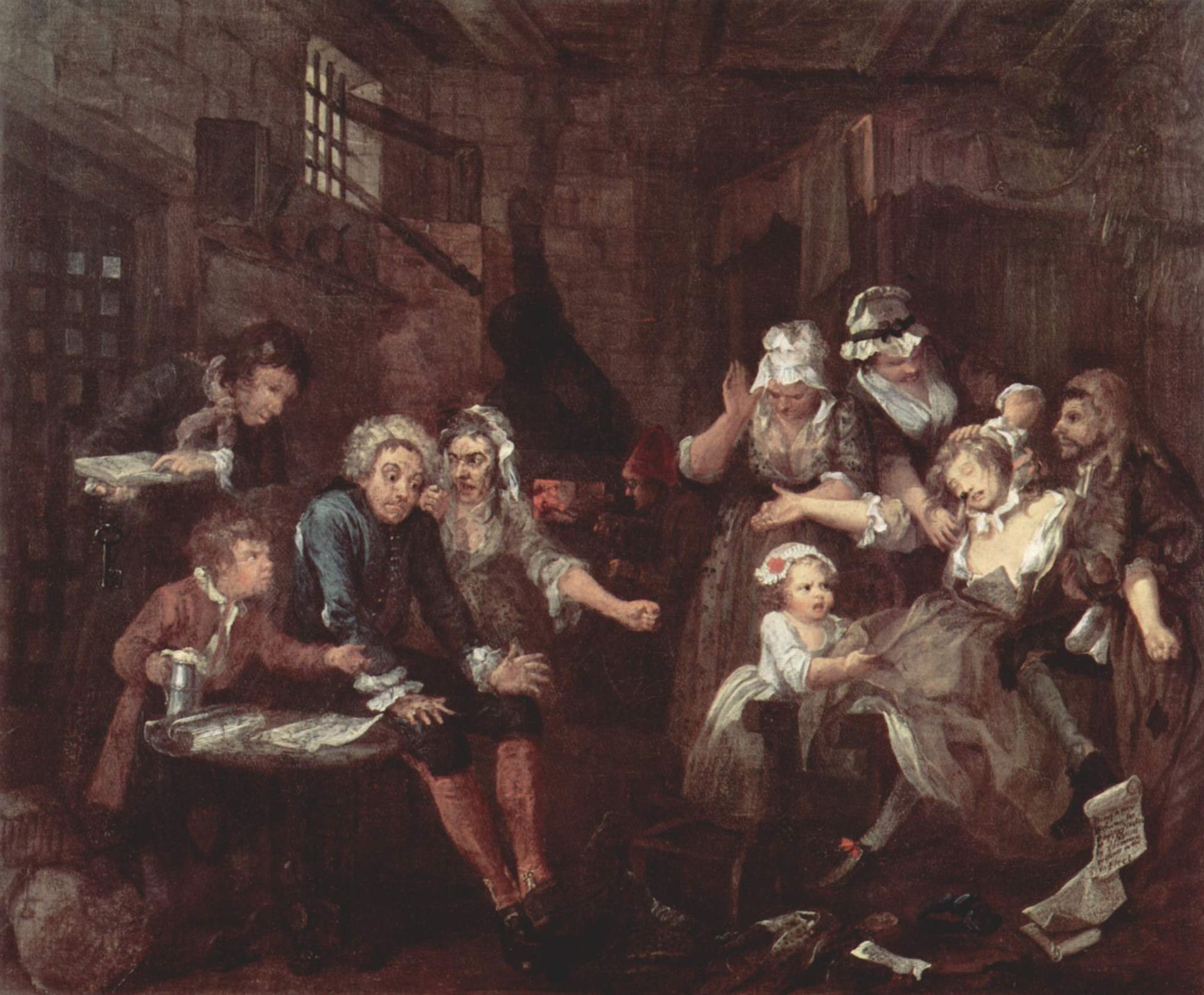The prison by William Hogarth