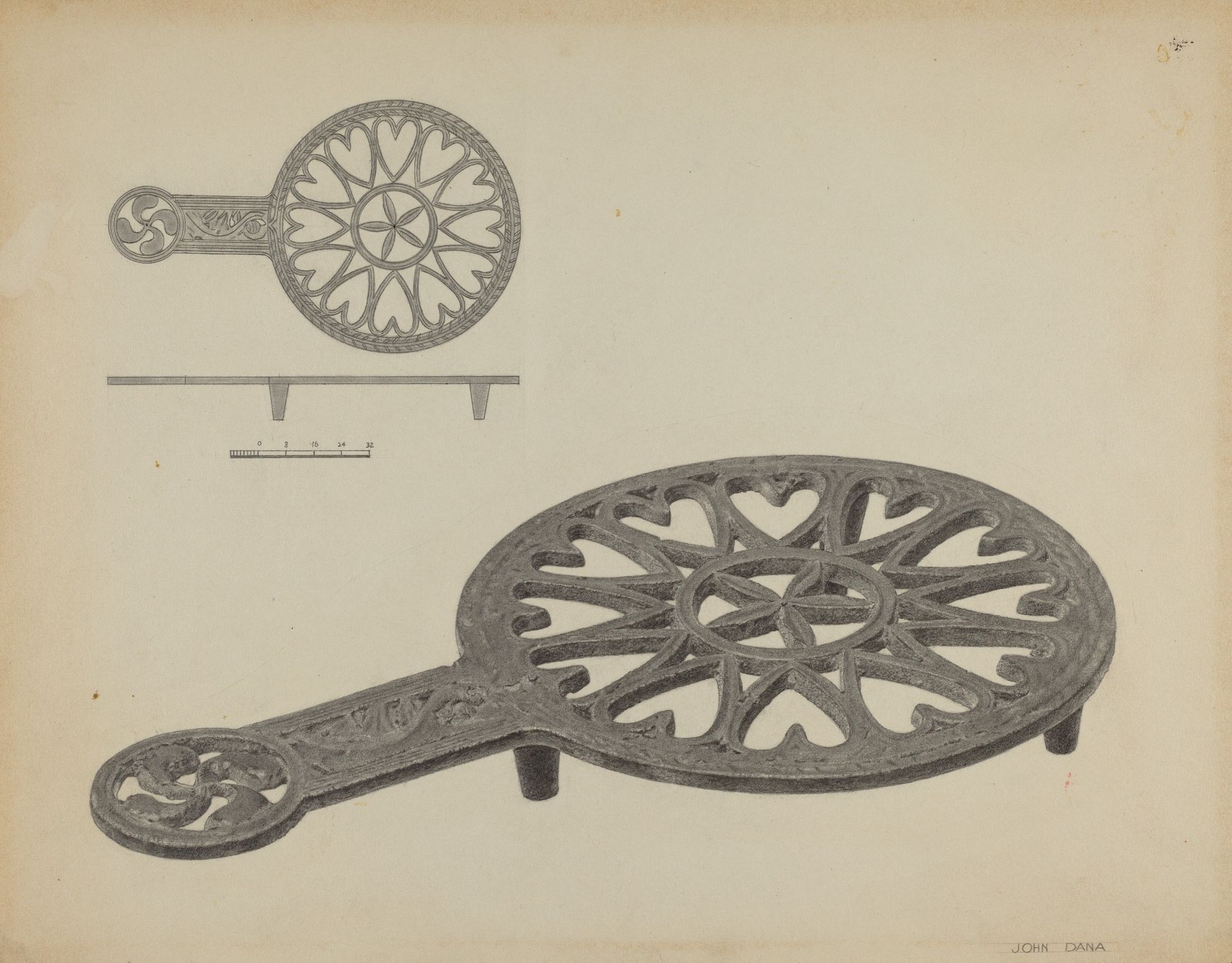 Pa. German Trivet by John Dana
