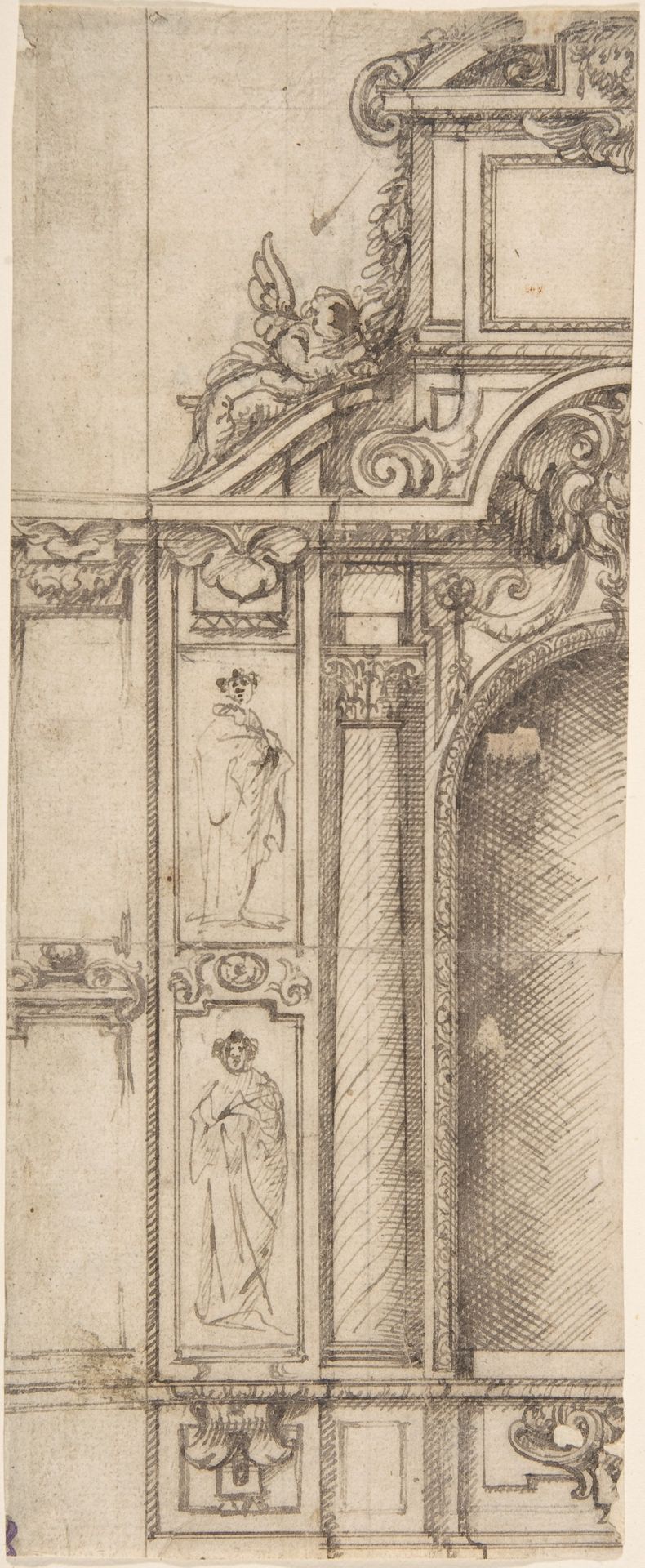 Left Half of the Design for an Altar by Anonymous