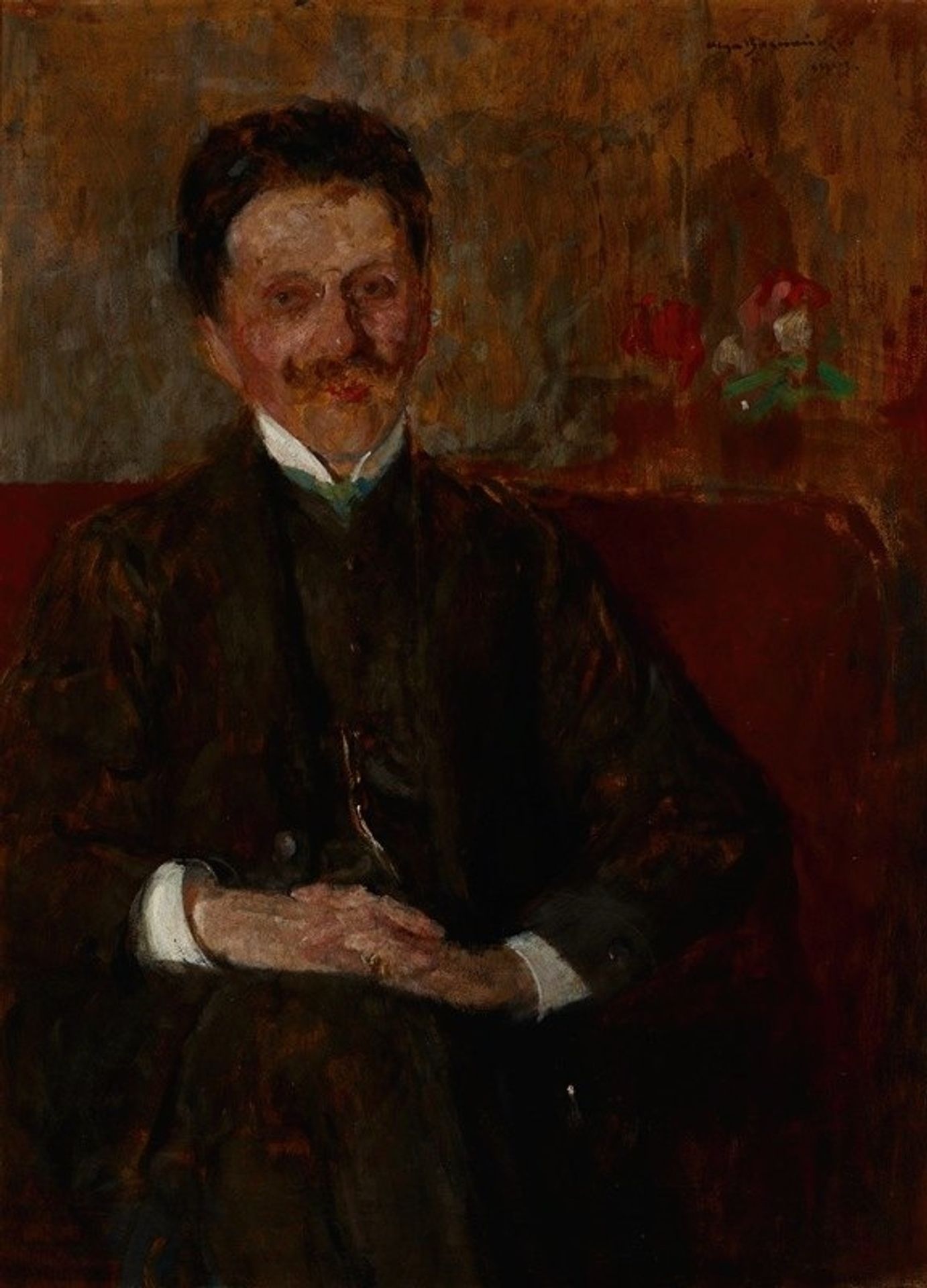 Portrait of Władysław Chmielarczyk by Olga Boznanska