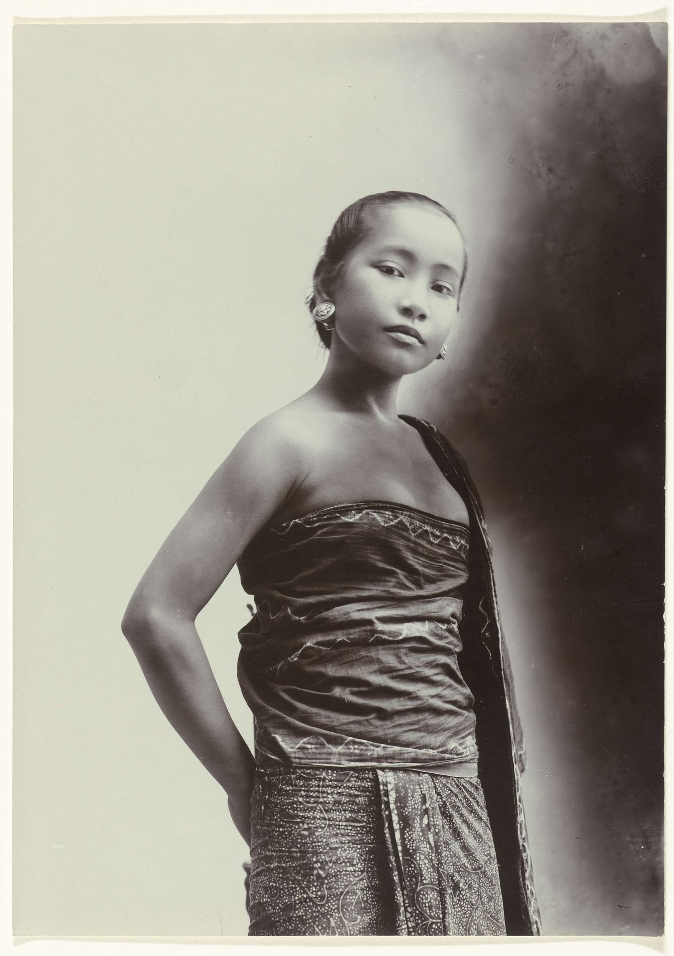 Studio Portrait of a Javanese Woman by Kassian Céphas