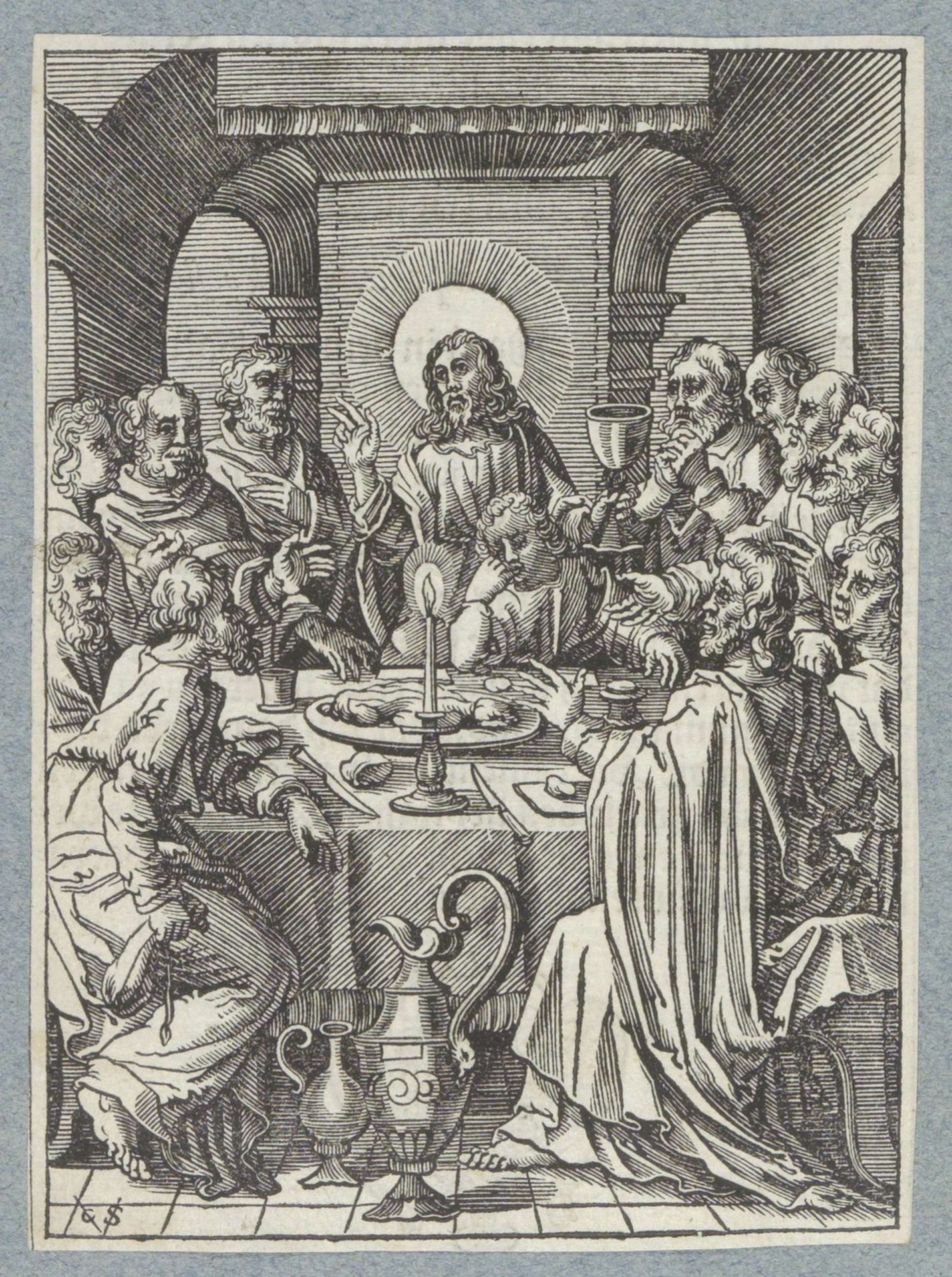 Laatste Avondmaal by Christoffel van (II) Sichem
