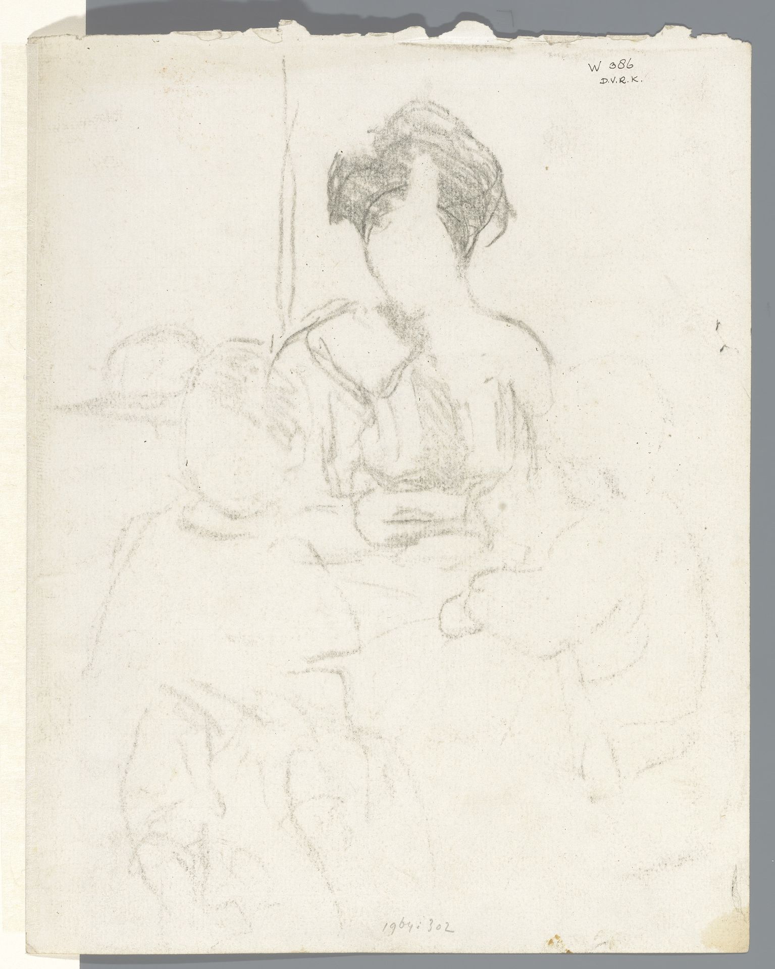 Schets van moeder met kinderen by Willem Witsen