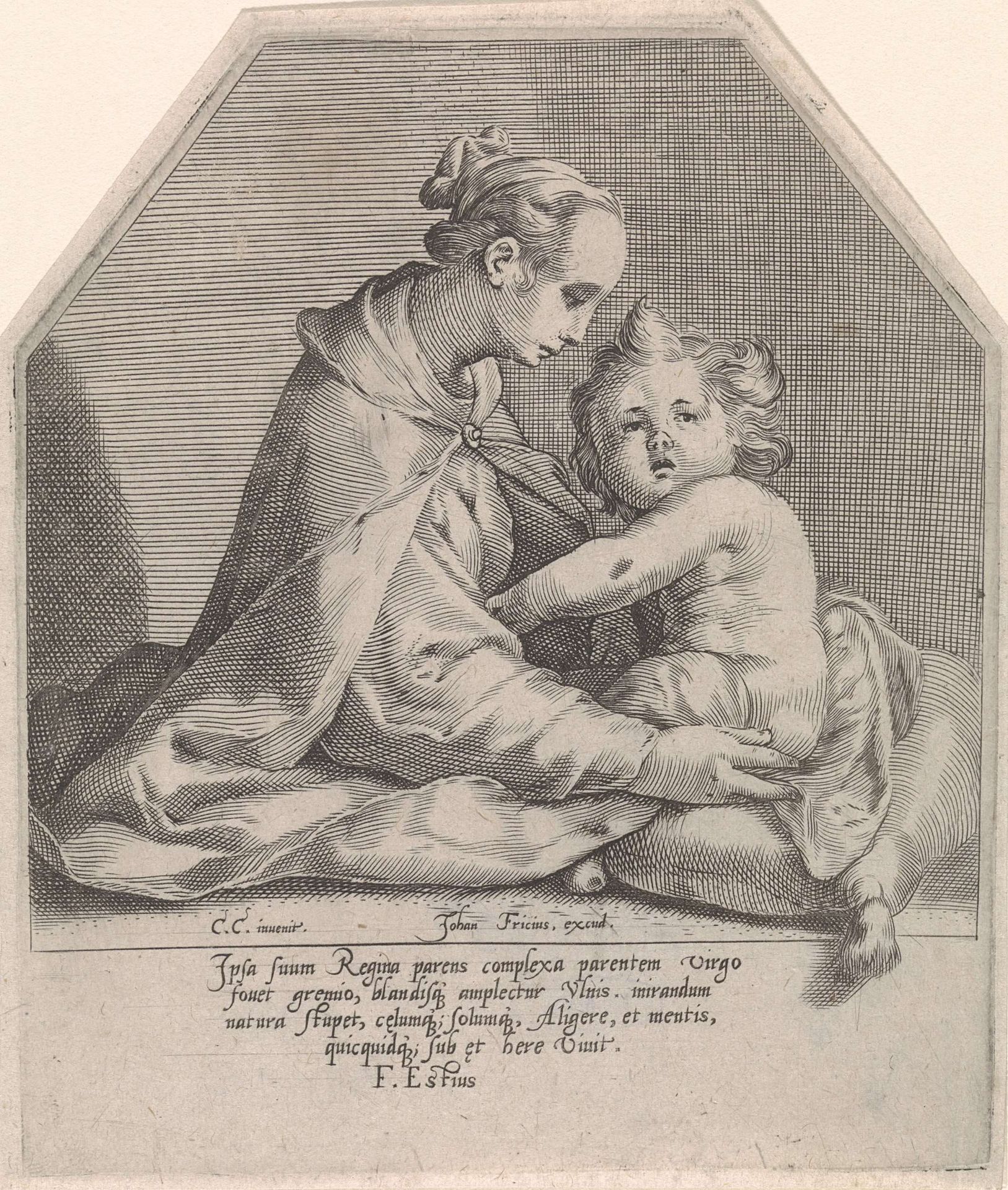 Maria met Kind by Anonymous