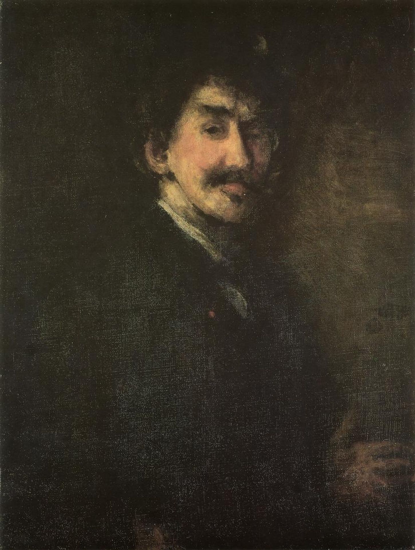 Gold and Brown (Self portrait) by James Abbott McNeill Whistler