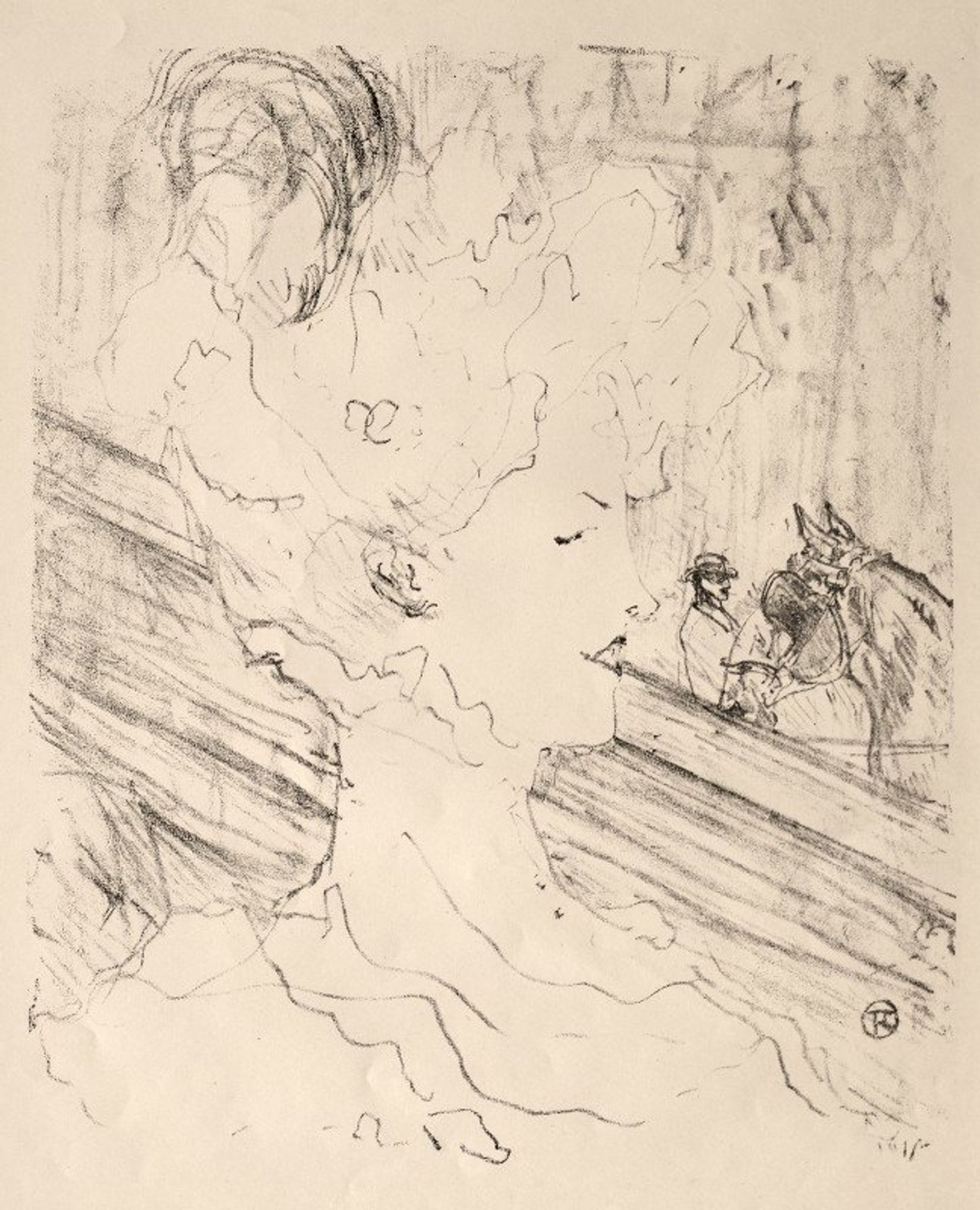 Emilienne d’Alençon by Henri de Toulouse-Lautrec
