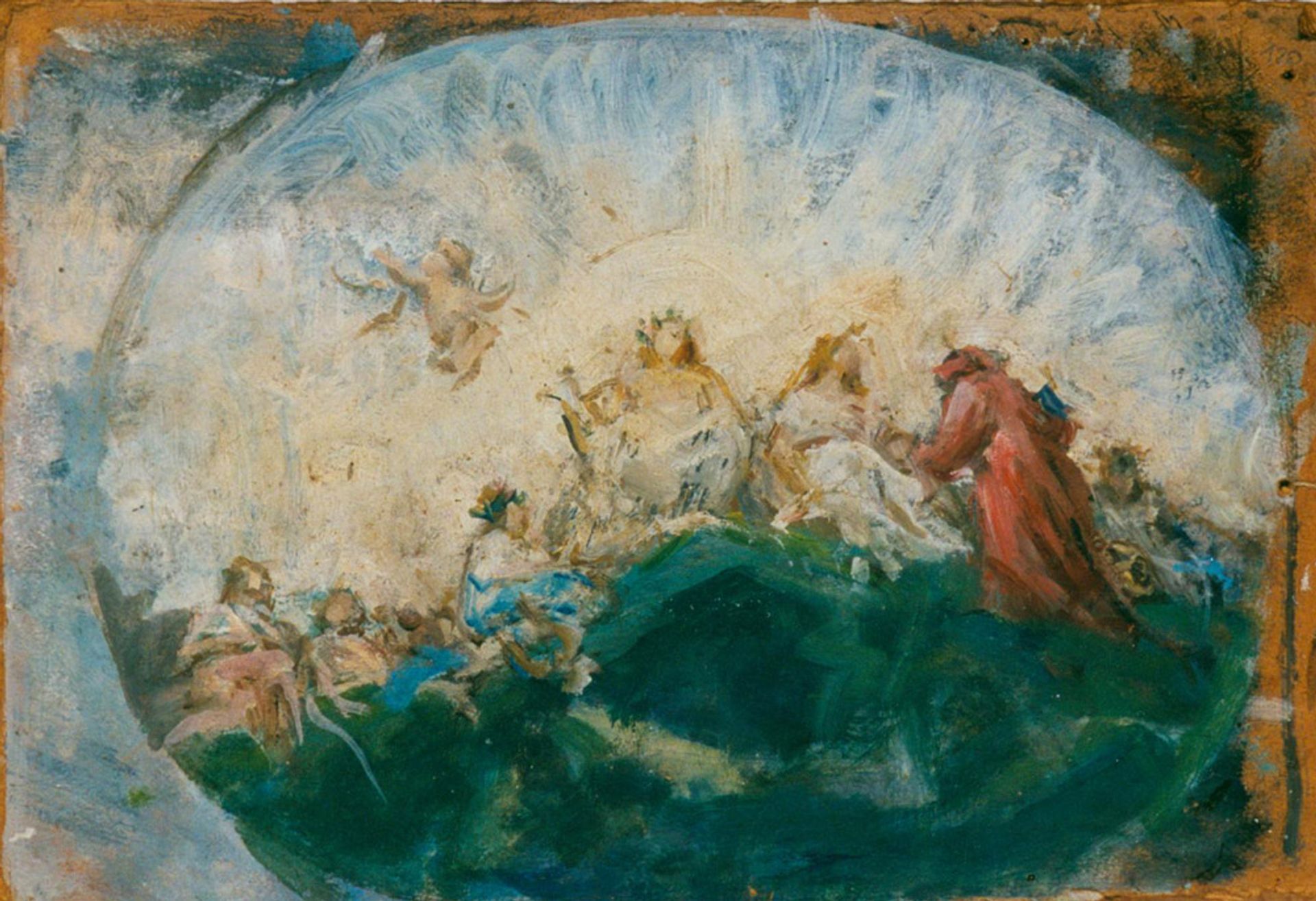 Figures in glory by Noè Bordignon