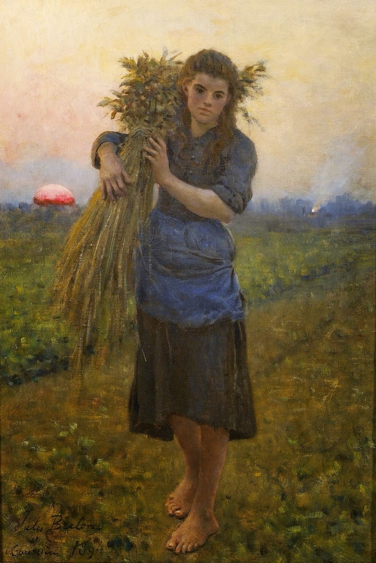 Gleaner by Jules Breton