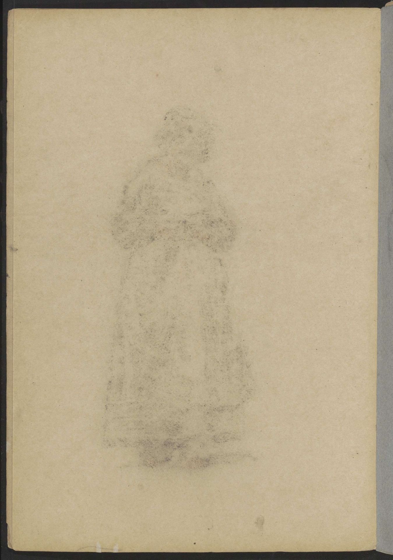 Abklatsch van een krijttekening by Jan Veth