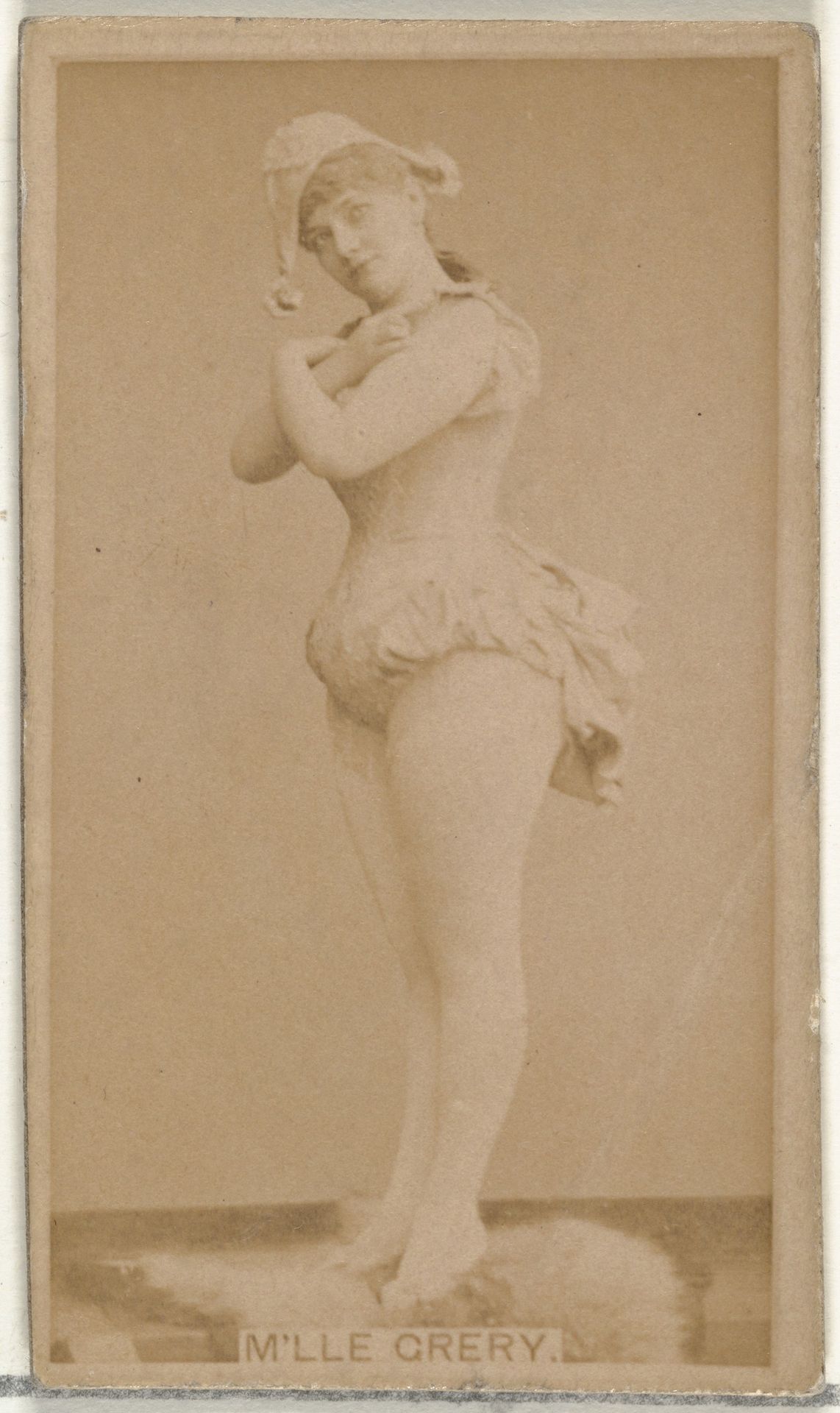 M'lle Crery, from the Actors and Actresses series (N145-8) issued by Duke Sons & Co. to promote Duke Cigarettes by W. Duke, Sons & Co.
