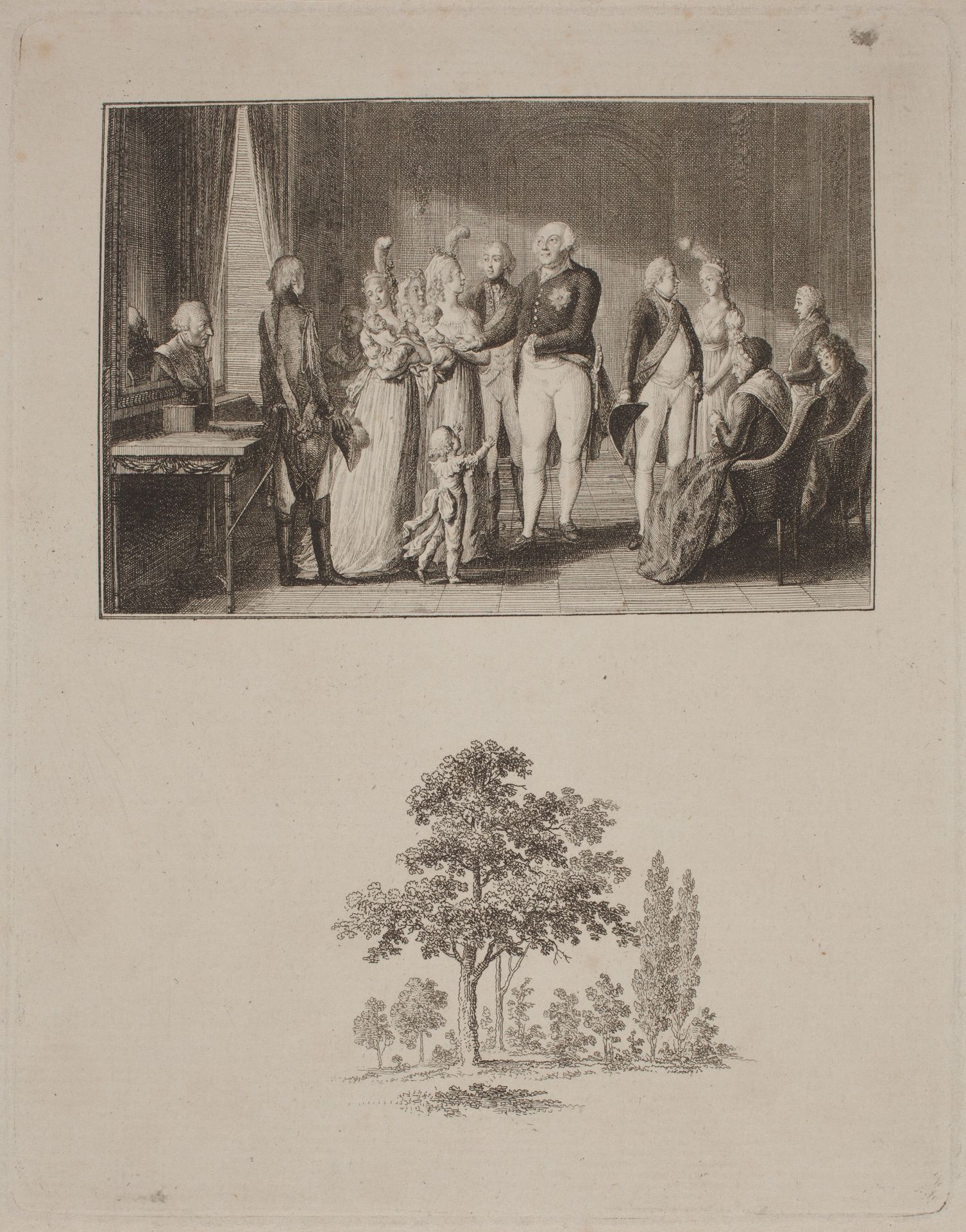 The Prussian Royal Family by Daniel Nikolaus Chodowiecki